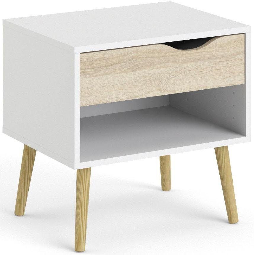 andas Nachttisch Oslo Nachtkommode, Nachtschrank, Beistelltisch, 1 Schublad günstig online kaufen