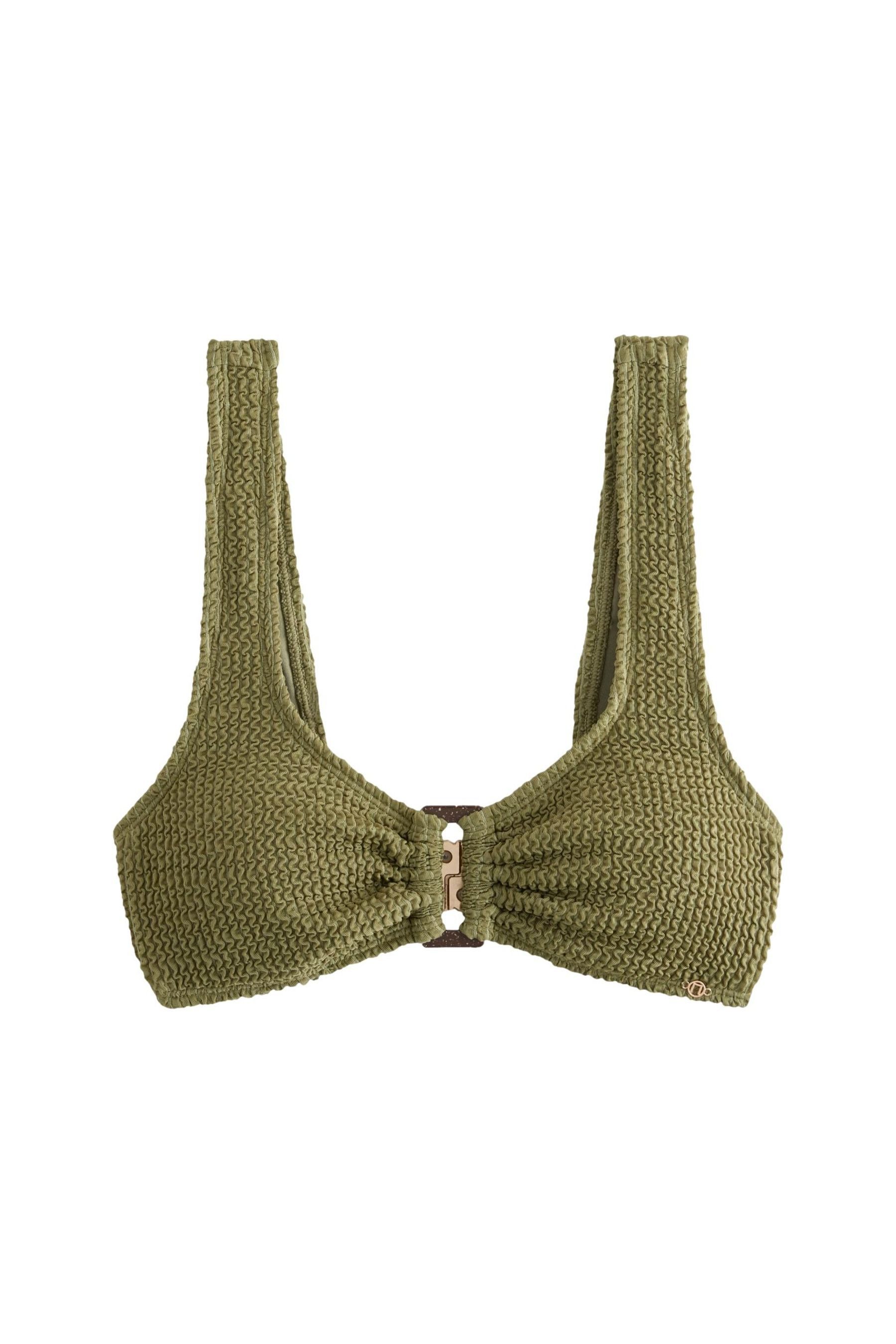 Next Triangel-Bikini-Top Kurzes Bikinioberteil mit Metalldetails günstig online kaufen