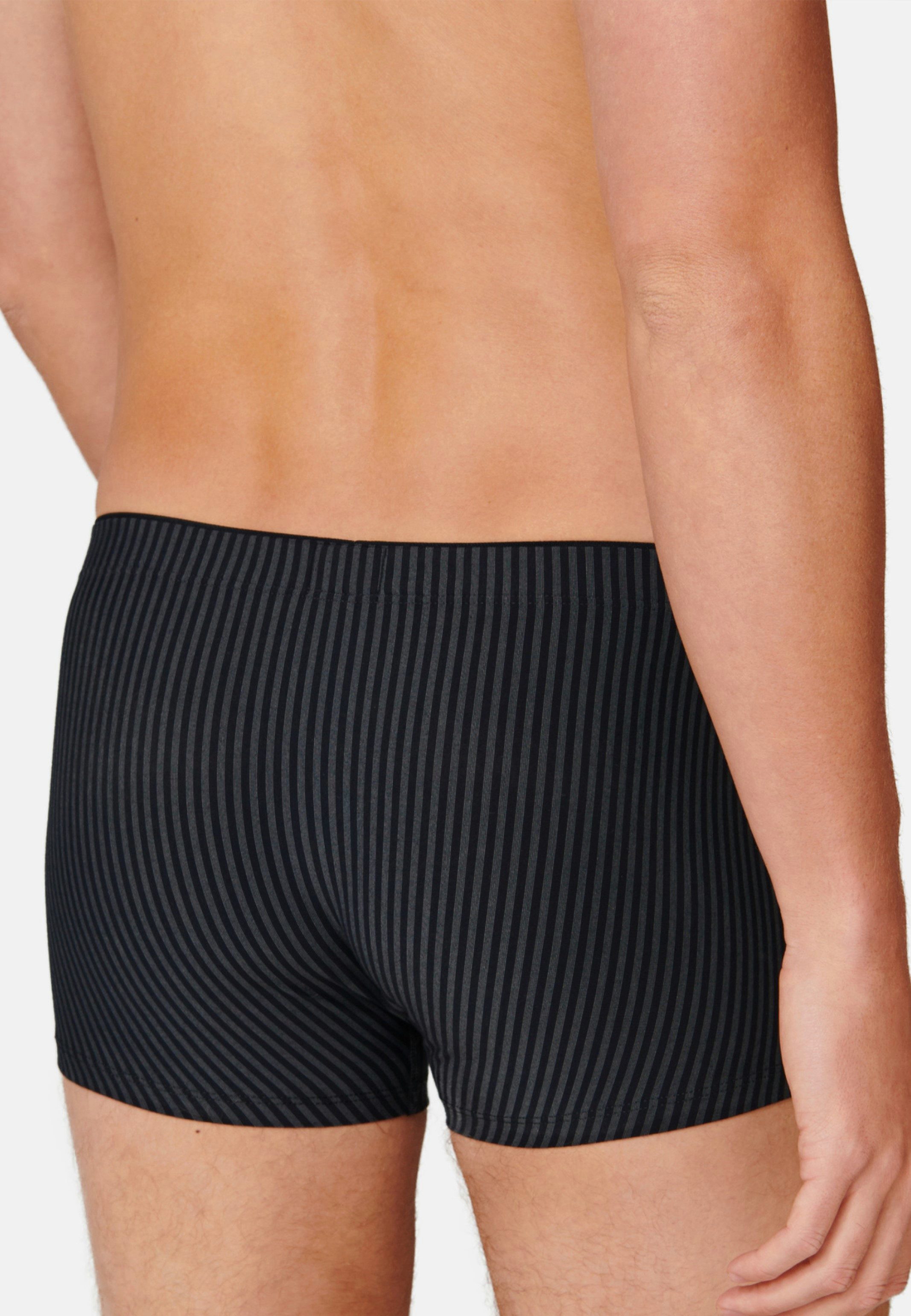 Schiesser Retro Boxer 2er Pack Long Life Soft (Spar-Set, 2-St) Retro Short / Pant - ohne Eingriff - Schnelltrocknend