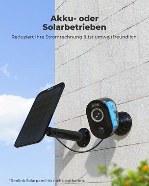 Reolink Argus 3 Pro mit Solarpanel Überwachungskamera (Akku/Solarbetrieben)