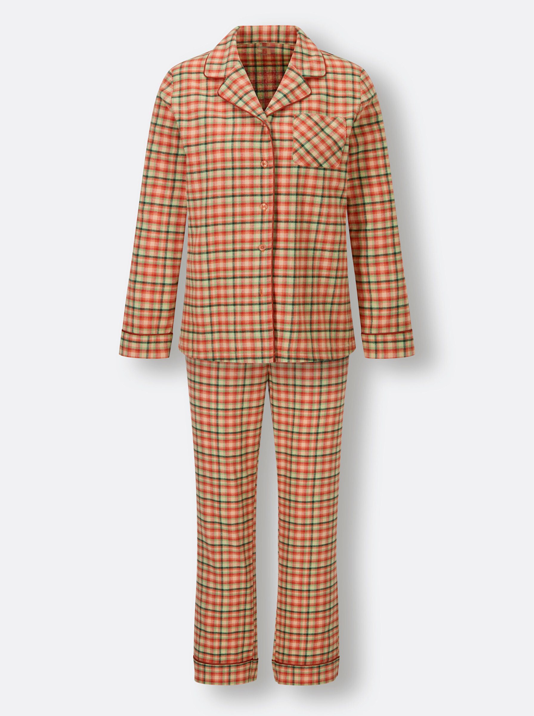 Witt Schlafanzug Pyjama Langarm