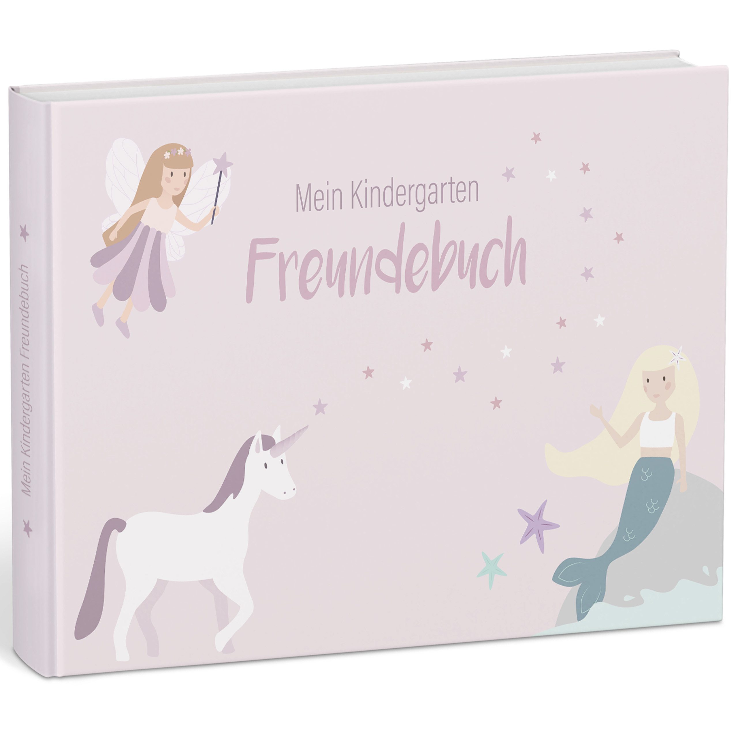 mintkind Freundebuch Freundebuch Kindergarten - Erinnerungsbuch zum Ausfüllen 96 Seiten