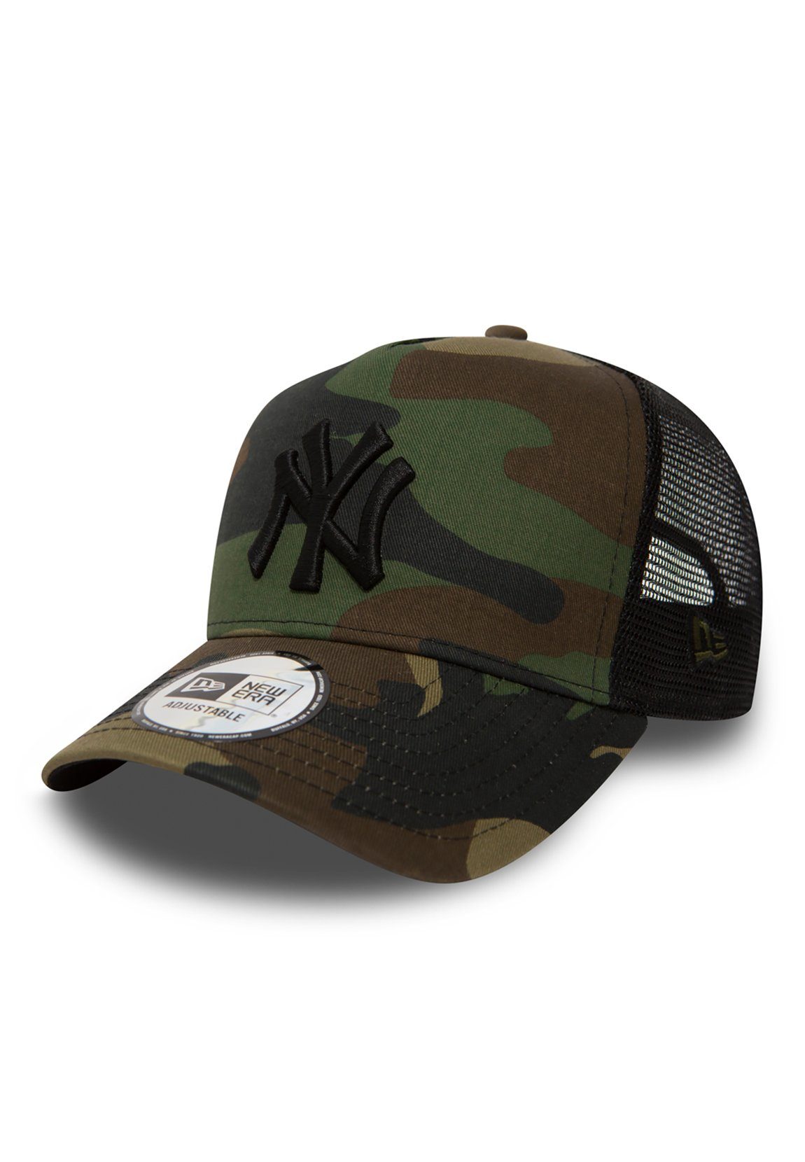 New Era Trucker Cap New Era Clean Trucker Adjustable Cap NY YANKEES Camouflage