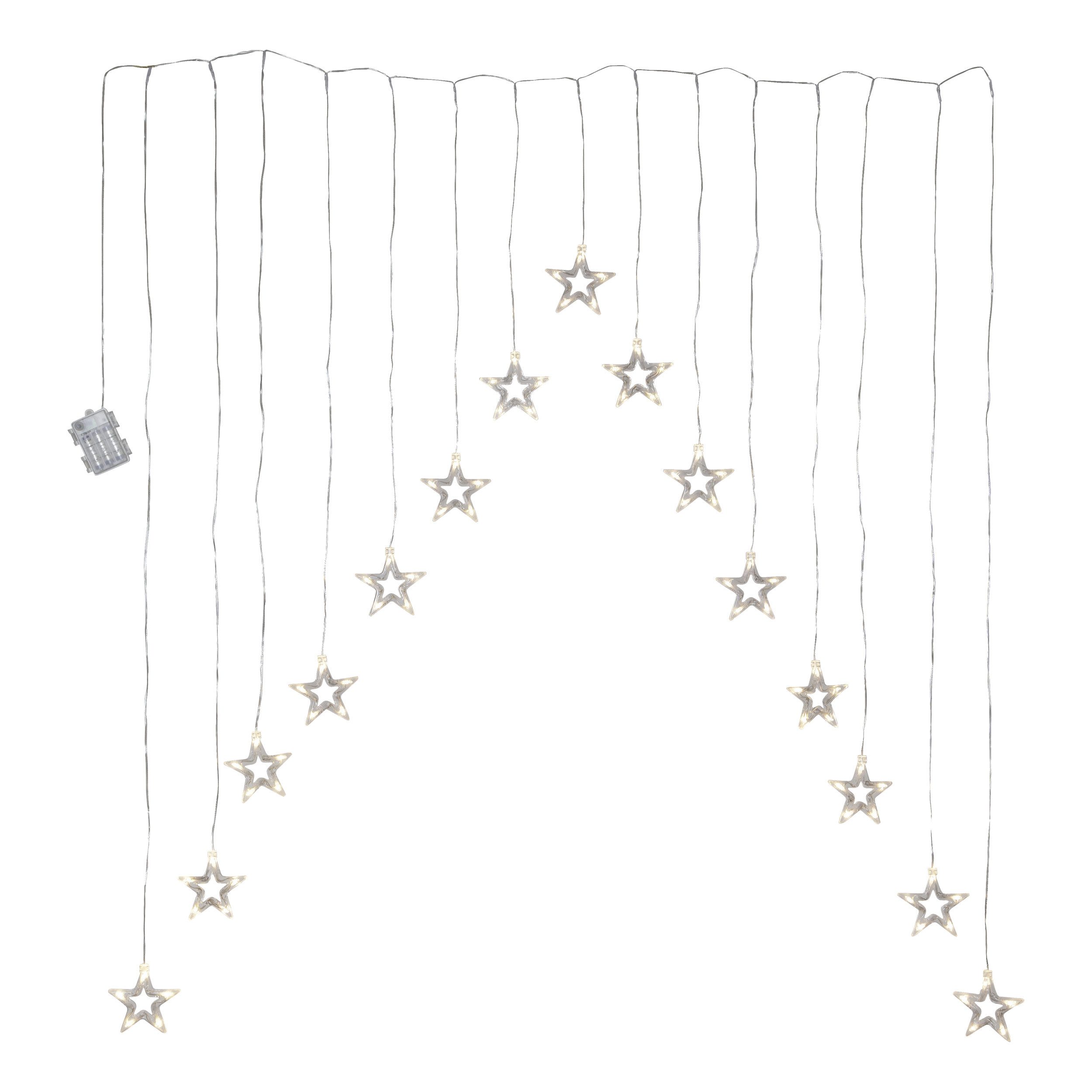 EGLO Lichterkette Decystar, Lichtervorhang Wohnzimmer Schlafzimmer, 125 cm, günstig online kaufen