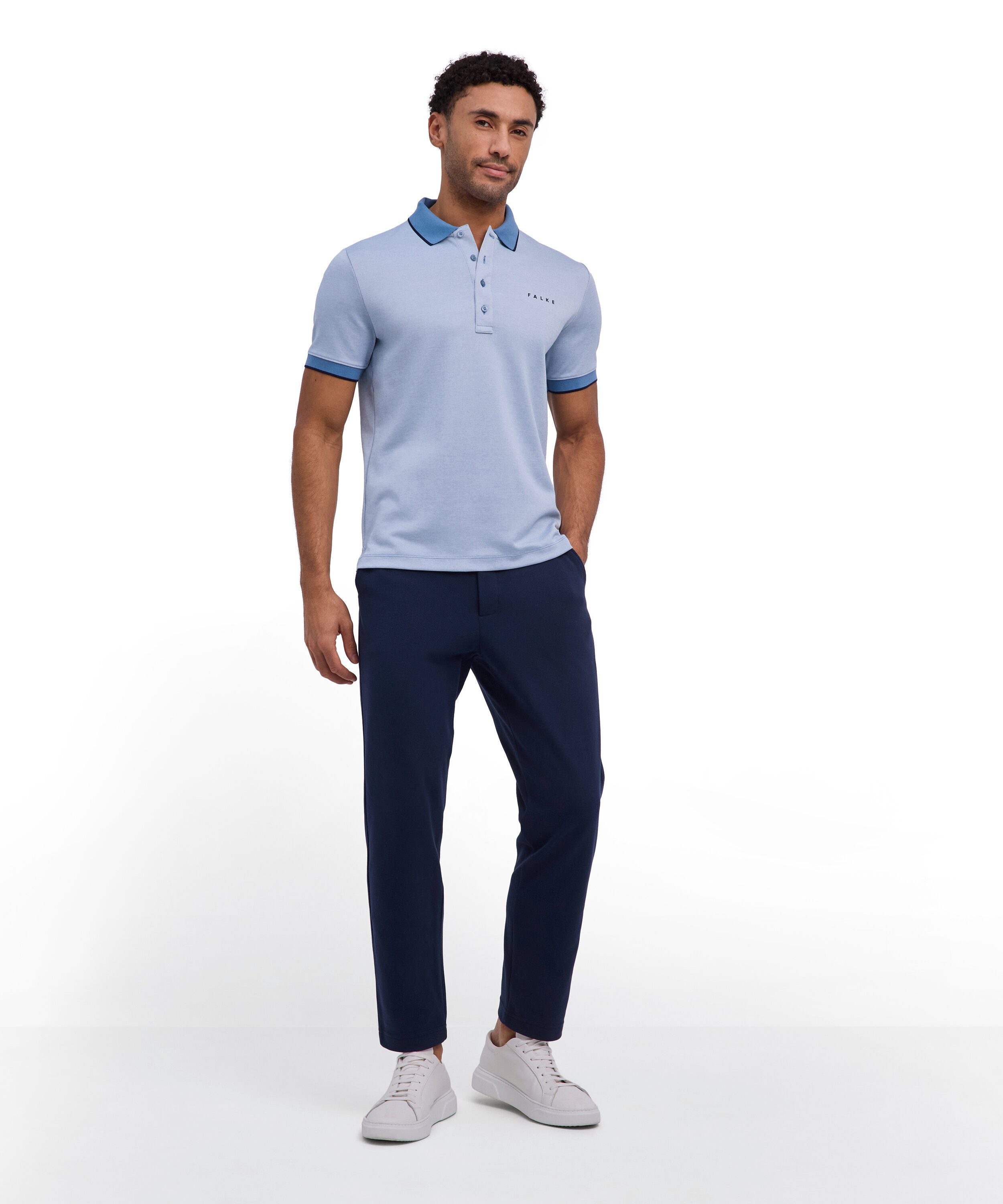 FALKE Poloshirt Cotton Modal Polo Shirt (1-tlg., 1)