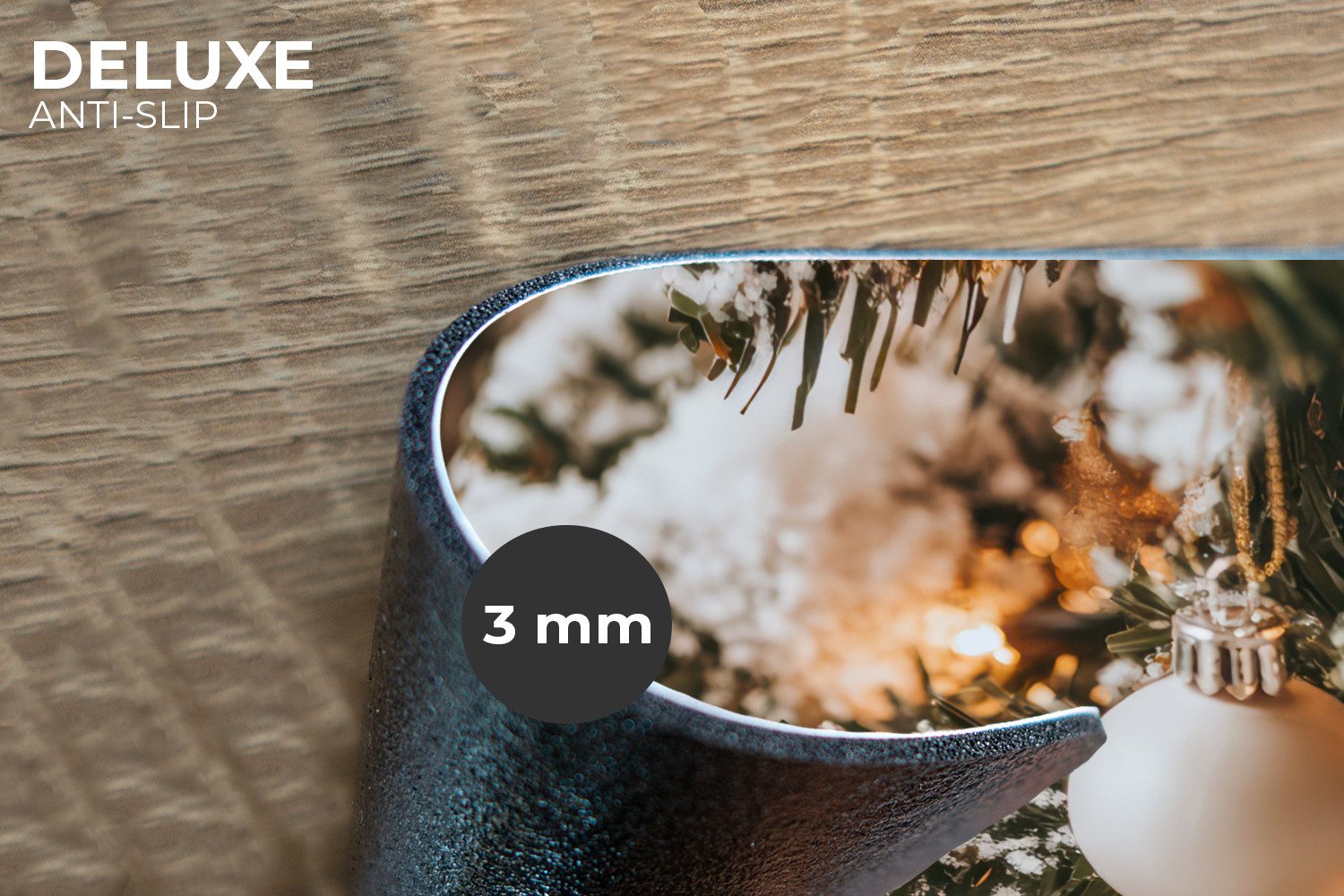 MuchoWow Platzset Weihnachten - Weihnachtsbaum - Winter - Innen - Schnee, ( günstig online kaufen