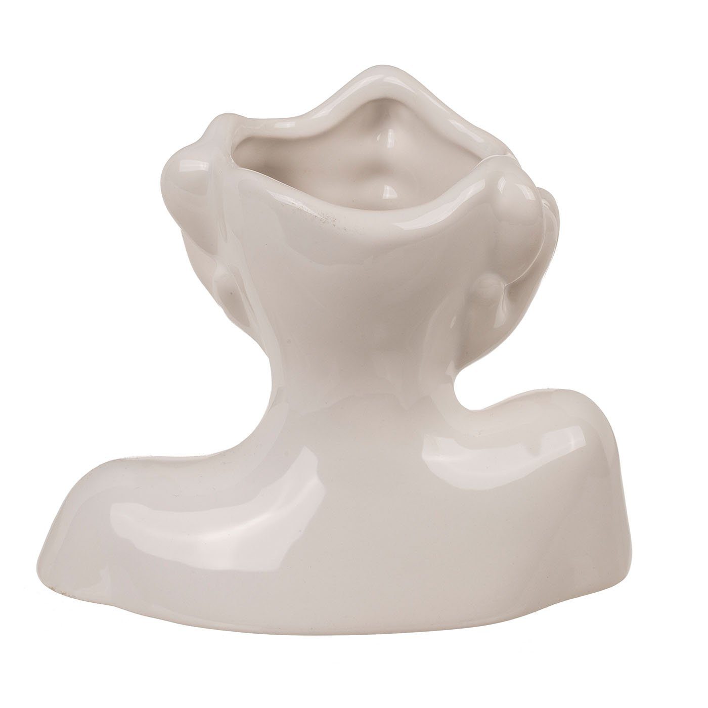 ReWu Dekovase Keramik-Vase Face 7 cm x 14 x 11,5