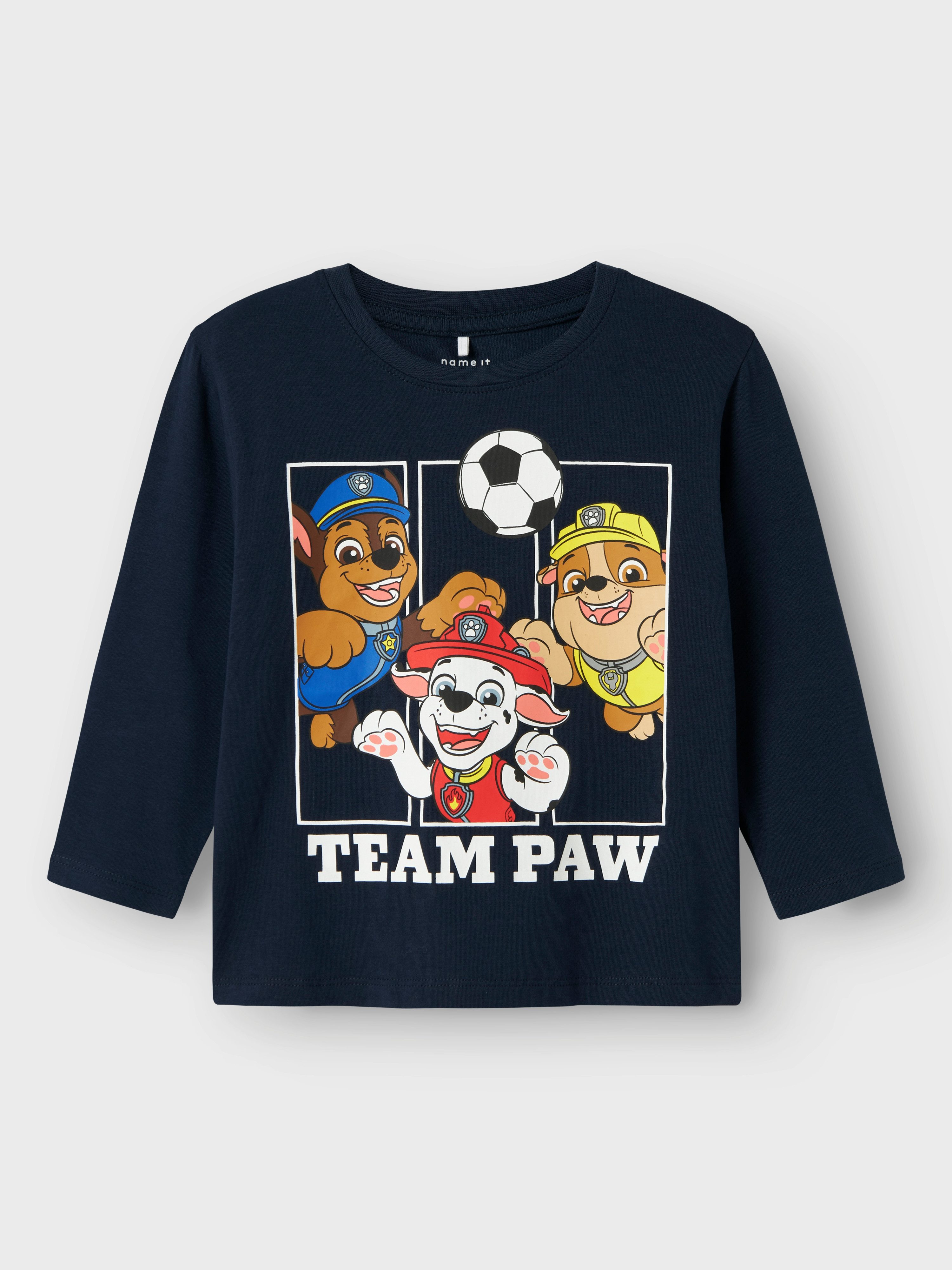 Name It Langarmshirt NMMJOLL PAW NREG LS TOP NOOS CPLG