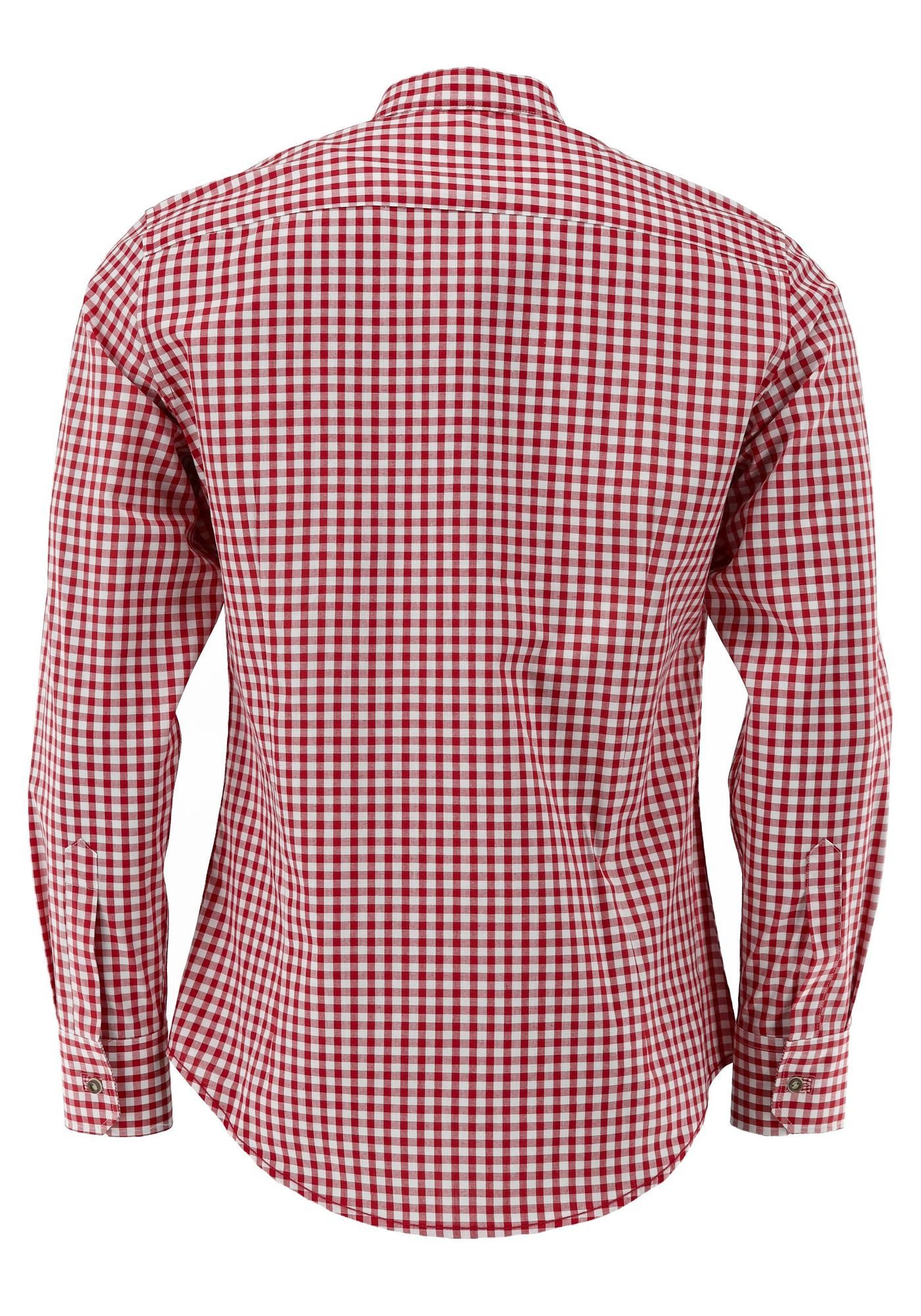 OS Trachten Trachtenhemd Prabu Langarmhemd mit Stehkragen mit Riegel günstig online kaufen