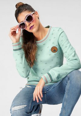 Ocean Sportswear Sweatshirt mit Lederimitatbadge