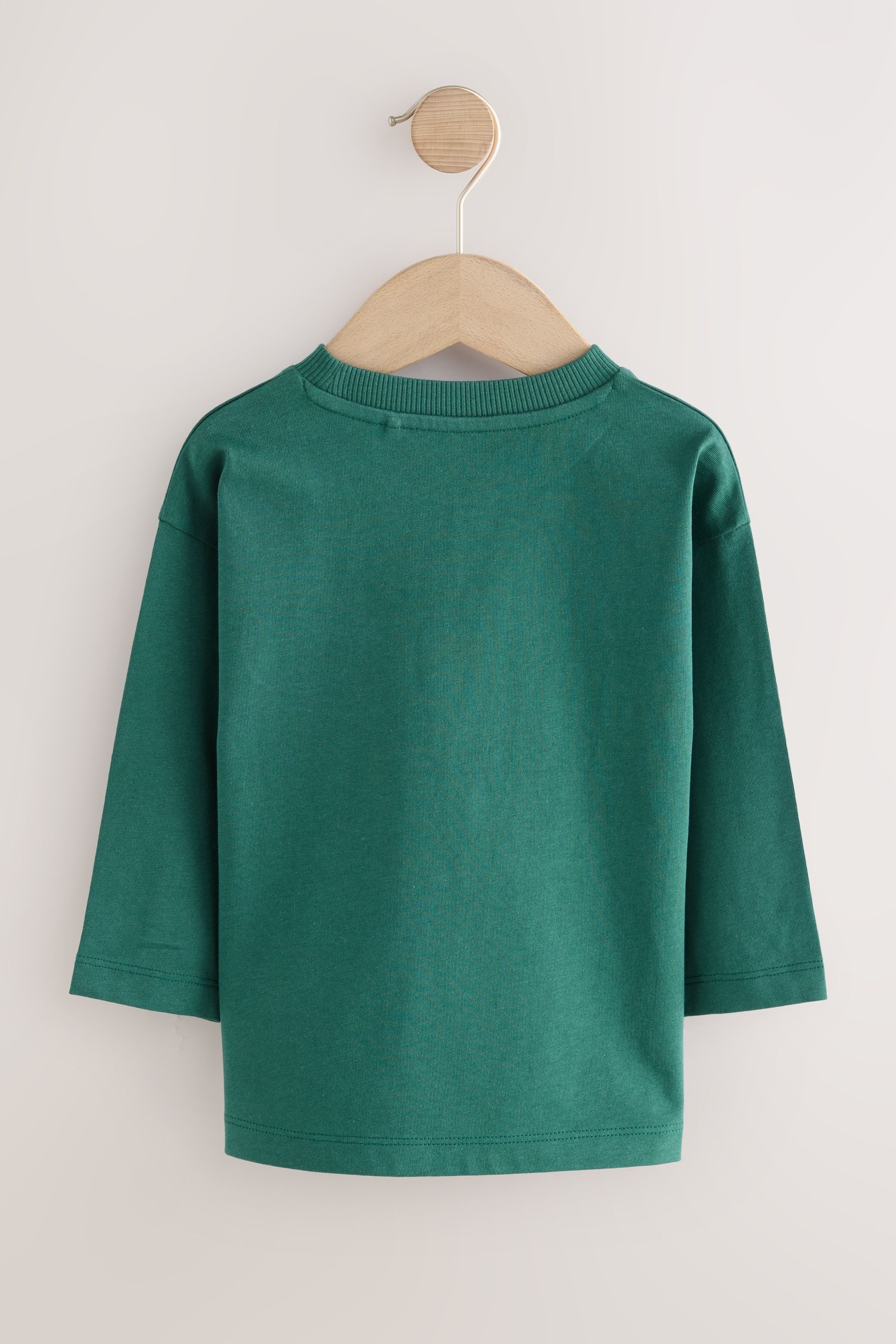 Next Langarmshirt Langarmshirt, Semi unifarben (1-tlg) günstig online kaufen