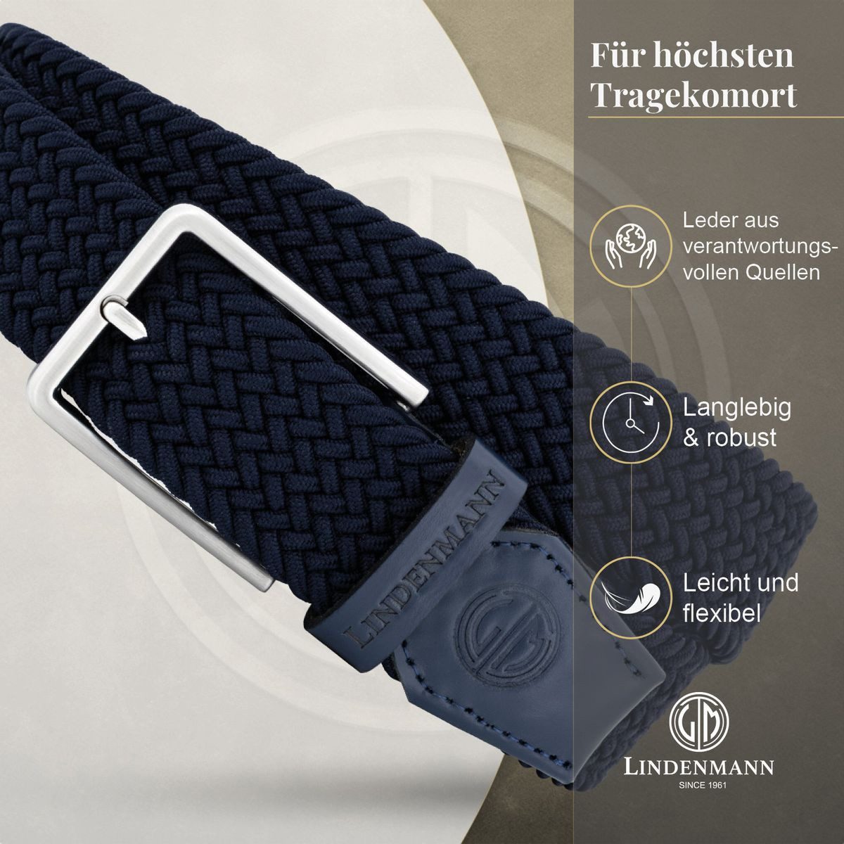 LINDENMANN Stretchgürtel