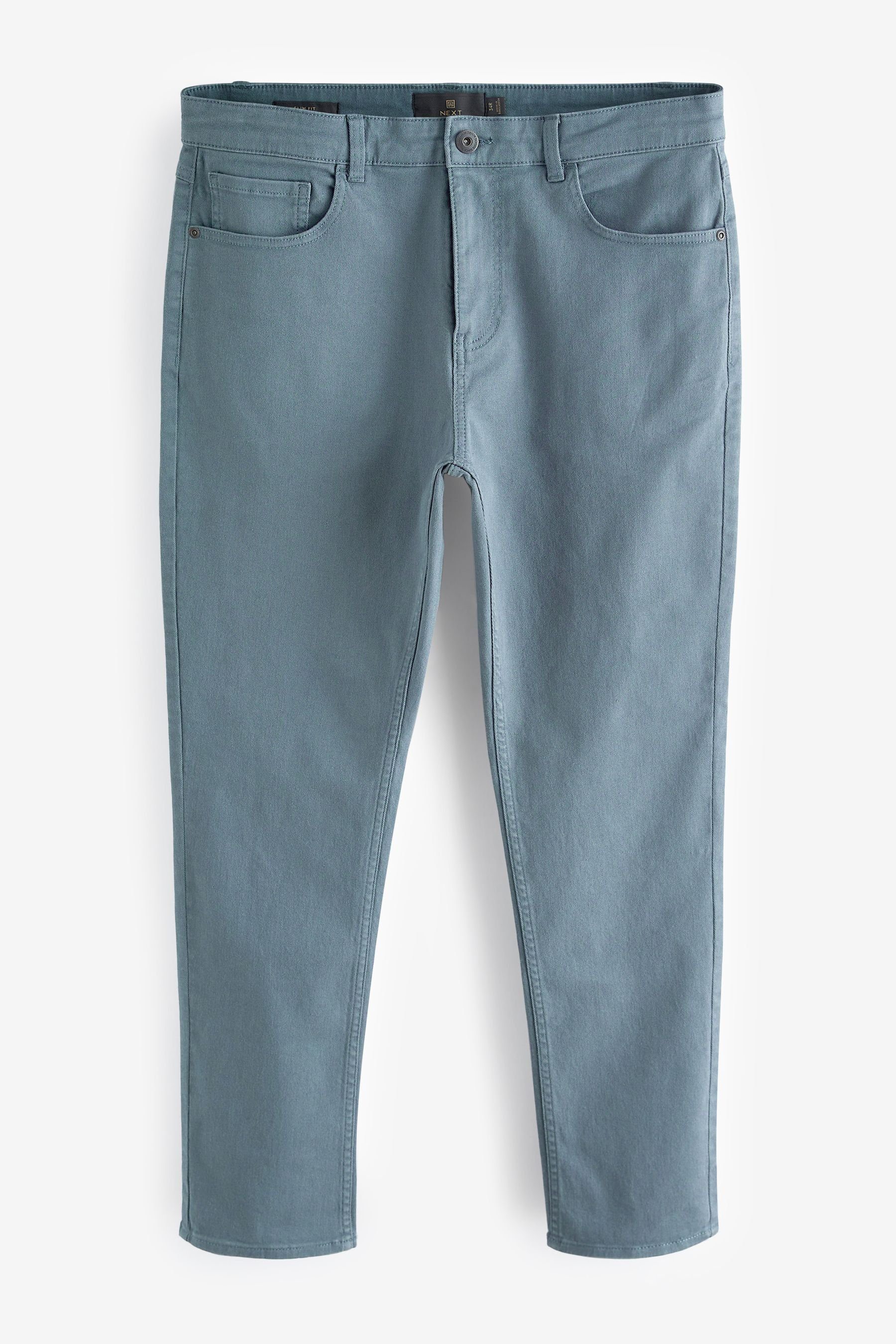 Next Slim-fit-Jeans Gefärbte Slim Fit Stretch-Jeans (1-tlg) Blue