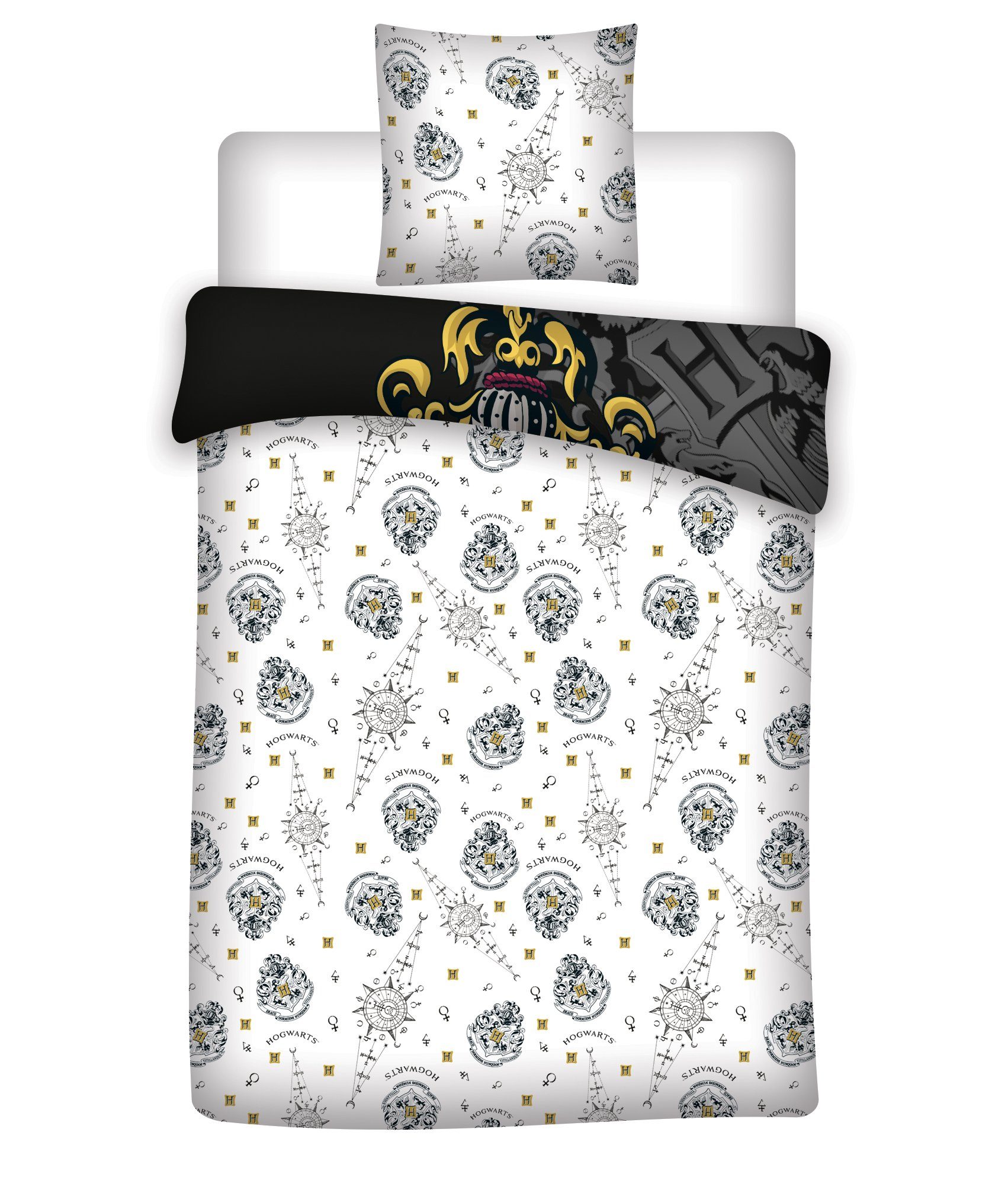 AY!Max Kinderbettwäsche Harry Potter Wende Bettwäsche 80 x 80 cm + 135 x 20 günstig online kaufen