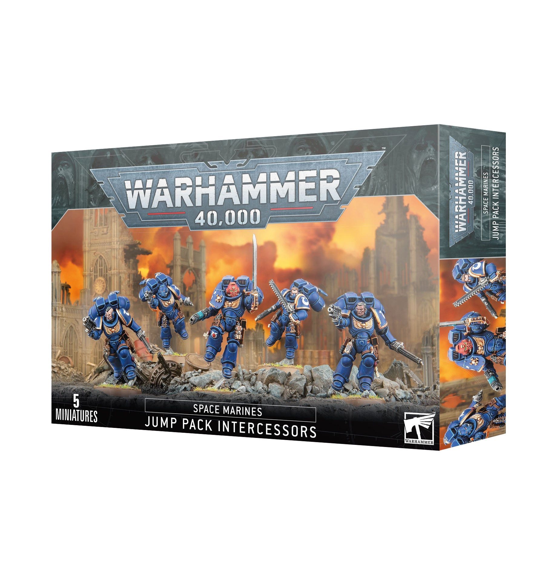 Games Workshop Spielfigur Warhammer 40.000 Space Marines Jump Pack Interces günstig online kaufen