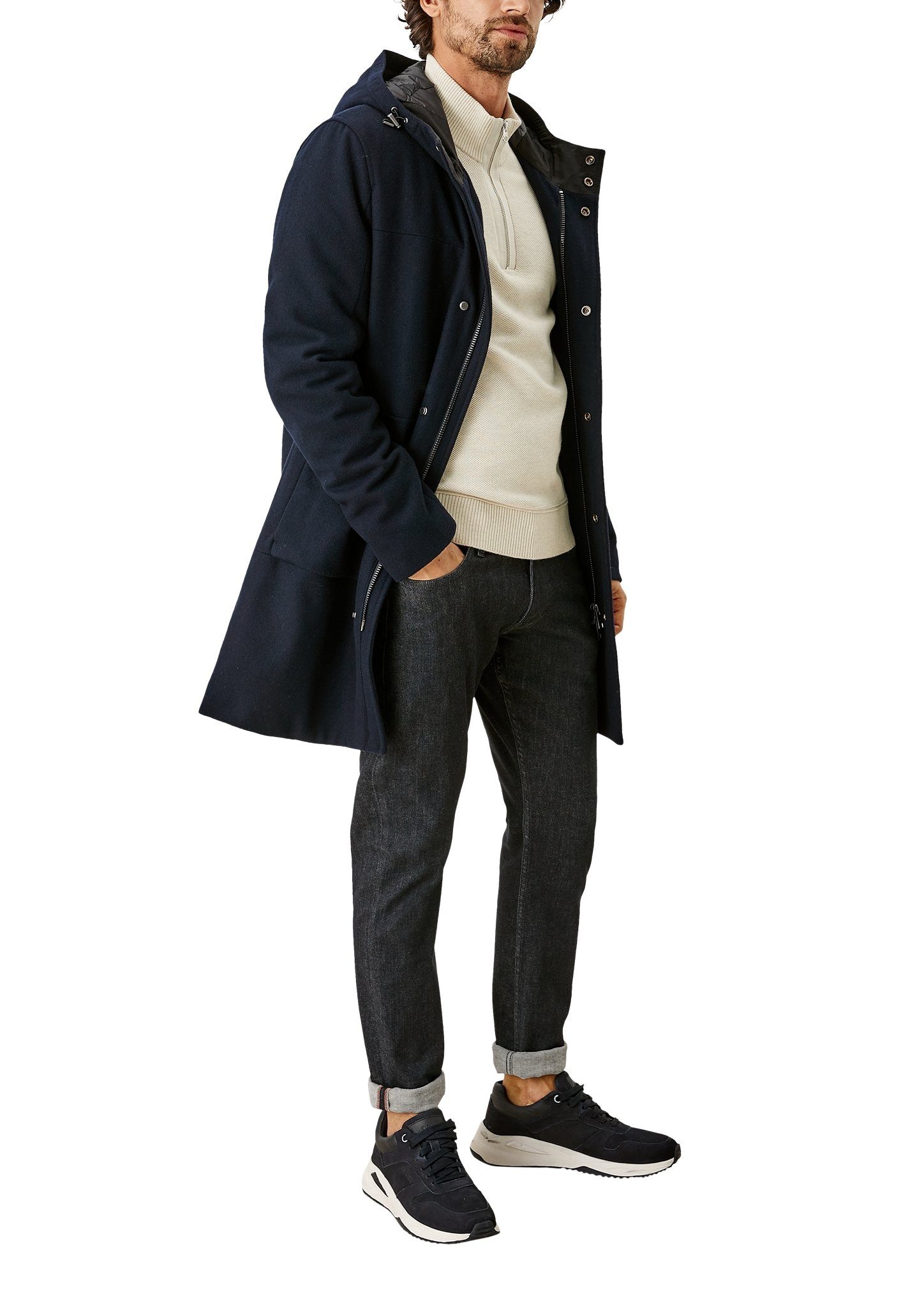 s.Oliver Wollpullover Pullover langarm