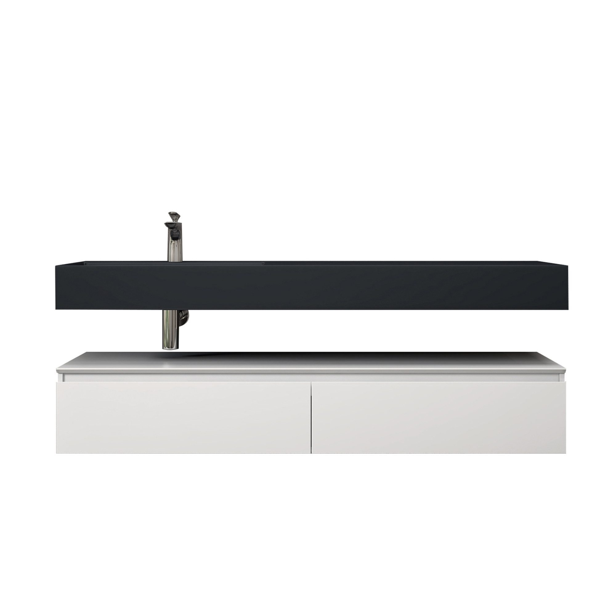 doporro Badmöbel-Set Waschtisch mit Unterschrank 150cm günstig online kaufen