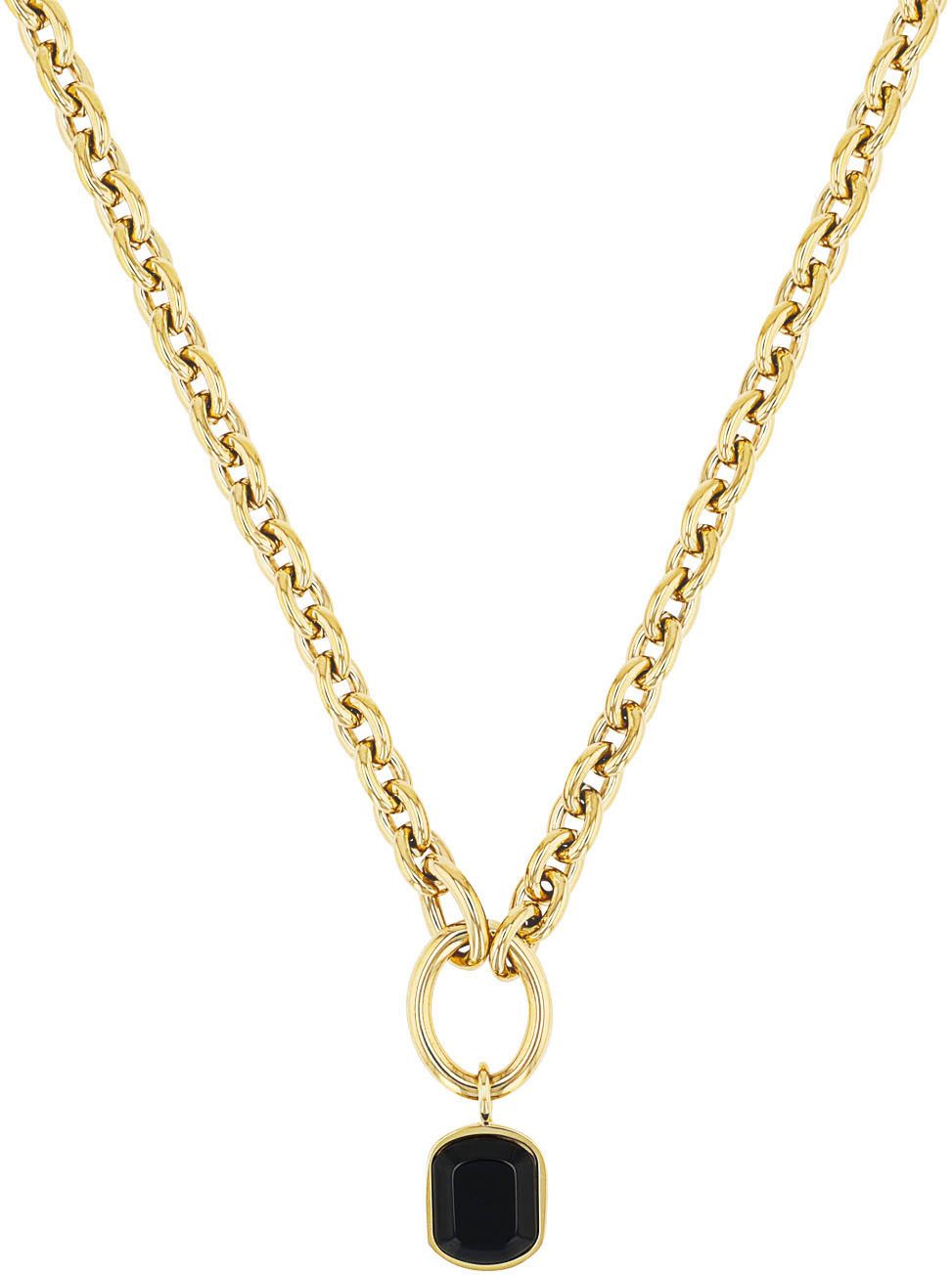 s.Oliver Kette mit Anhänger, mit Achat