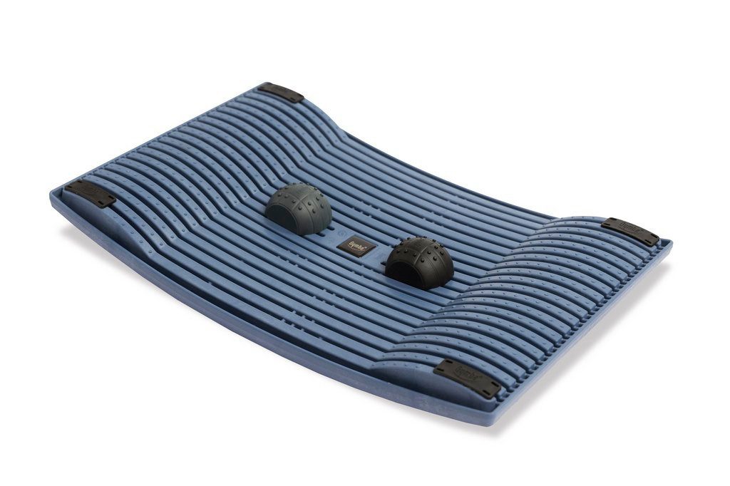 Gymba Balanceboard Gehen im Stehen - GYMBA Aktivboard Blau