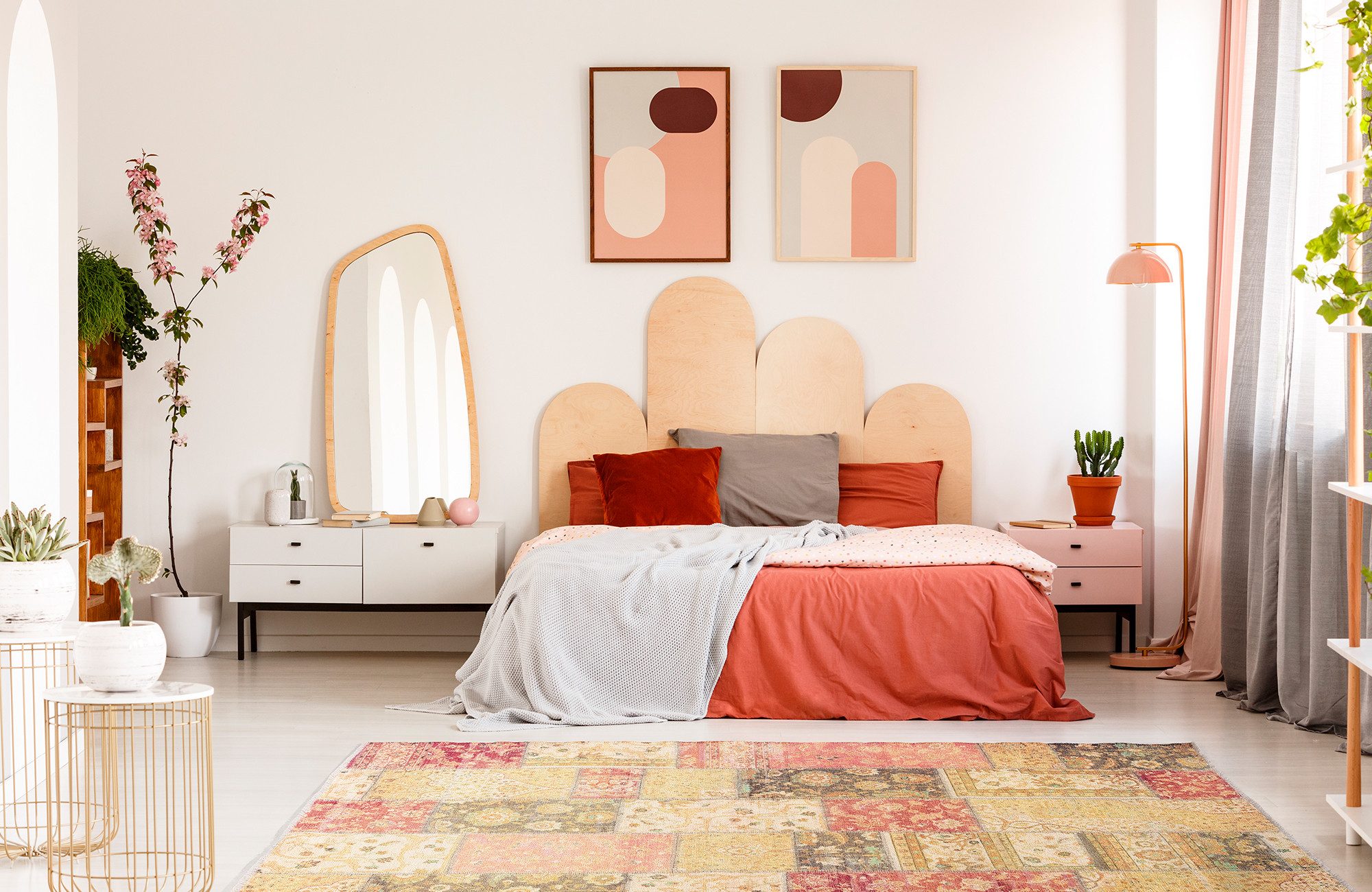 Tesso Living Designteppich MICHELE, Teppich Vintage Look, bunt, Patchwork, günstig online kaufen