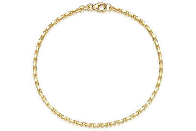Silberkettenstore Goldarmband Ankerkette 2mm Armband - 585 Gold, Länge wählbar von 18-23cm