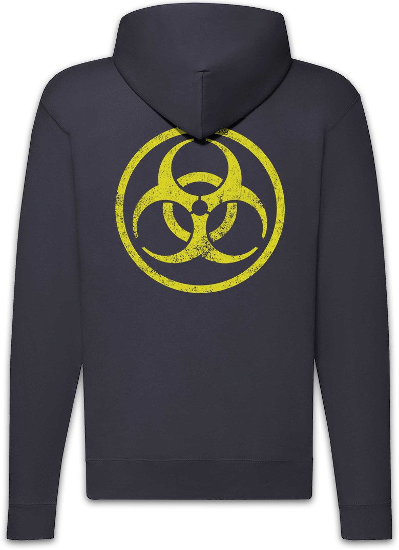 Urban Backwoods Sweatjacke CDC Biohazard Logo Zipper Hoodie The Monster Strain Strigoi Vampir (1-tlg) Guillermo TV Del Series