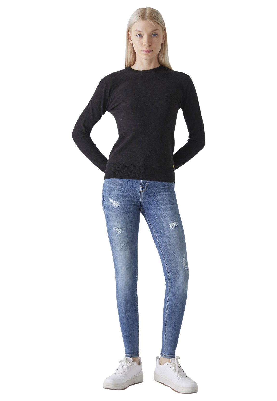 X Wash LTB AMY Damen Skinny-fit-Jeans Jeans Hellblau Melora LTB Safe