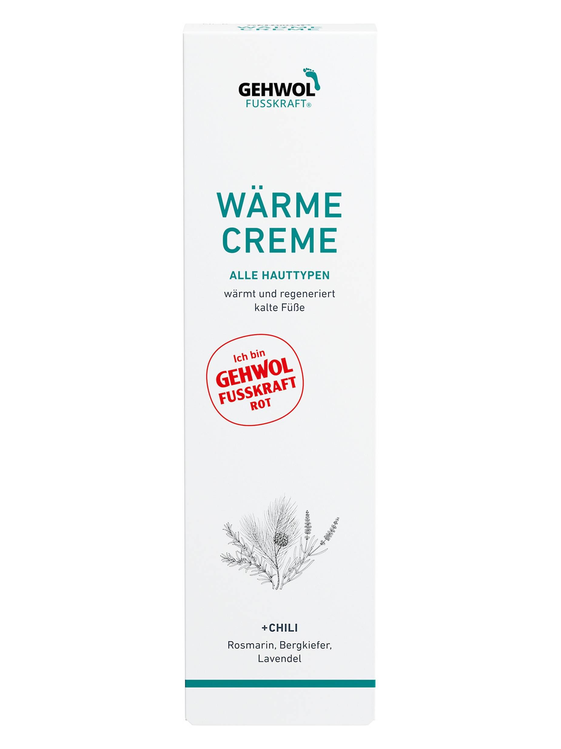 Eduard Gerlach GmbH Fußcreme FUSSKRAFT Wärmecreme für kalte Füße 125 ml Packung