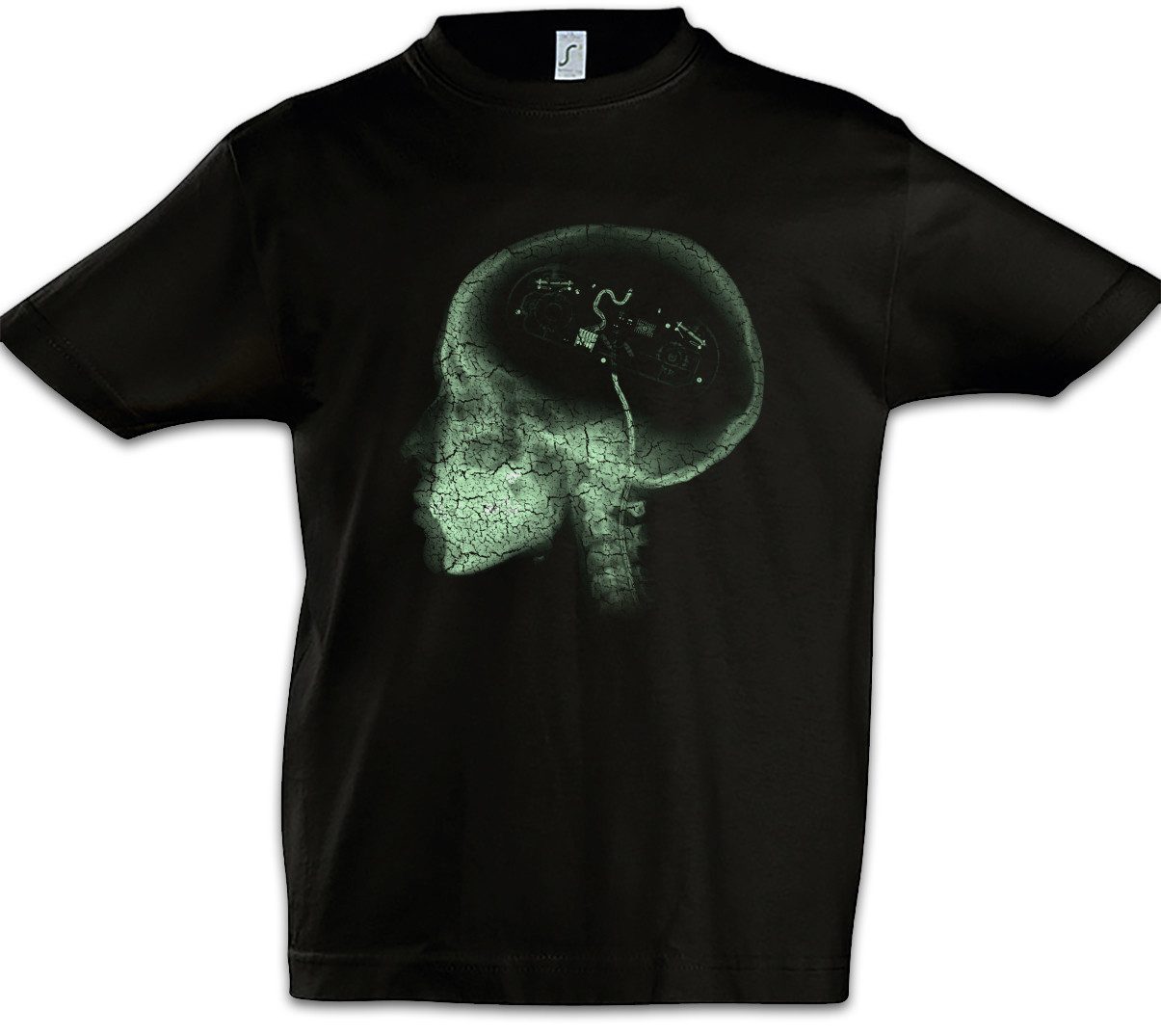 Print-Shirt Gamer Brain Kinder T-Shirt Geek Nerd Fun Informatiker Informatik