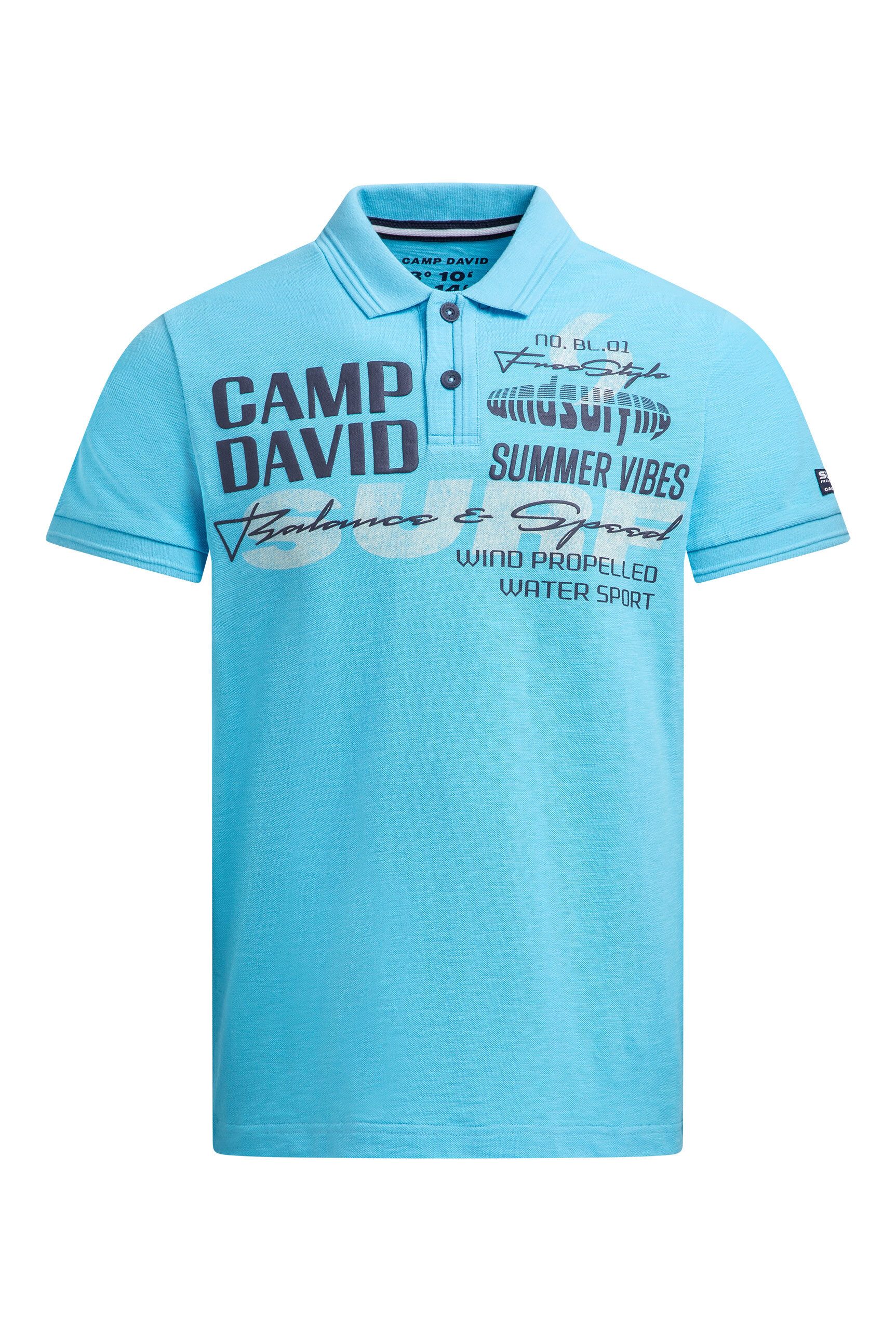 CAMP DAVID Poloshirt aus Baumwolle
