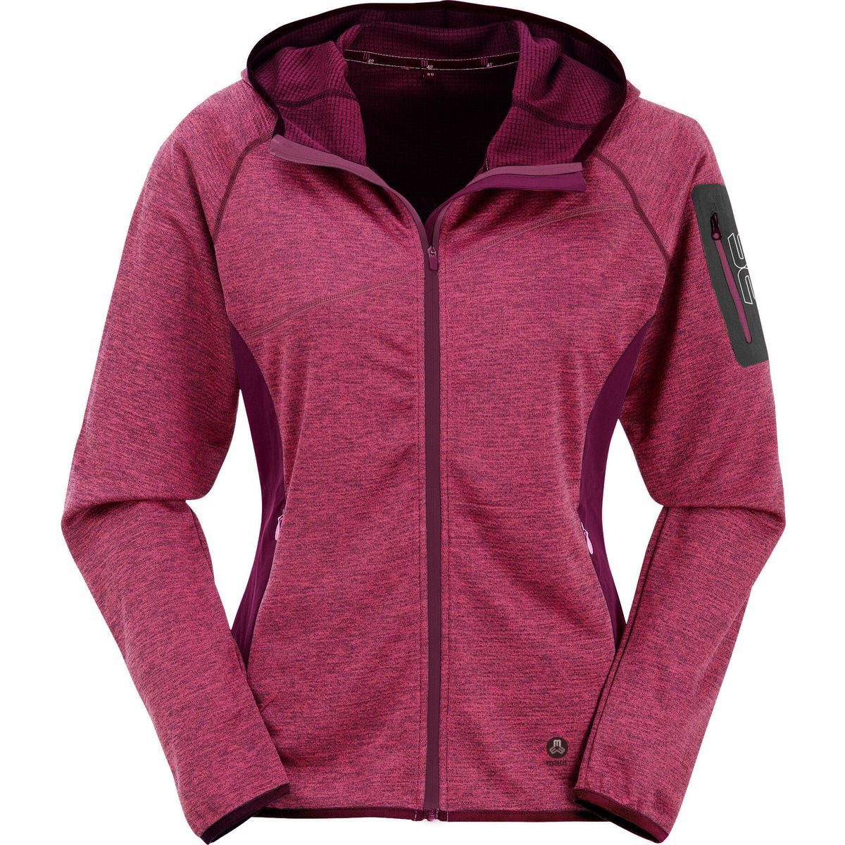 Maul Sport® Skijacke Sonnighorn II Sportliche Megastretch Fleecejacke mit Kapuze