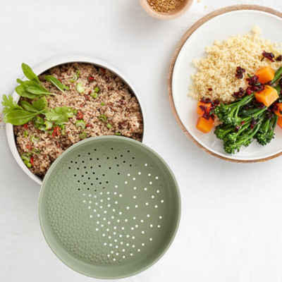 LEKUE Reiskocher Mikrowellen Quinoa- und Reiskocher, Für 1 bis 4 Personen geeignet