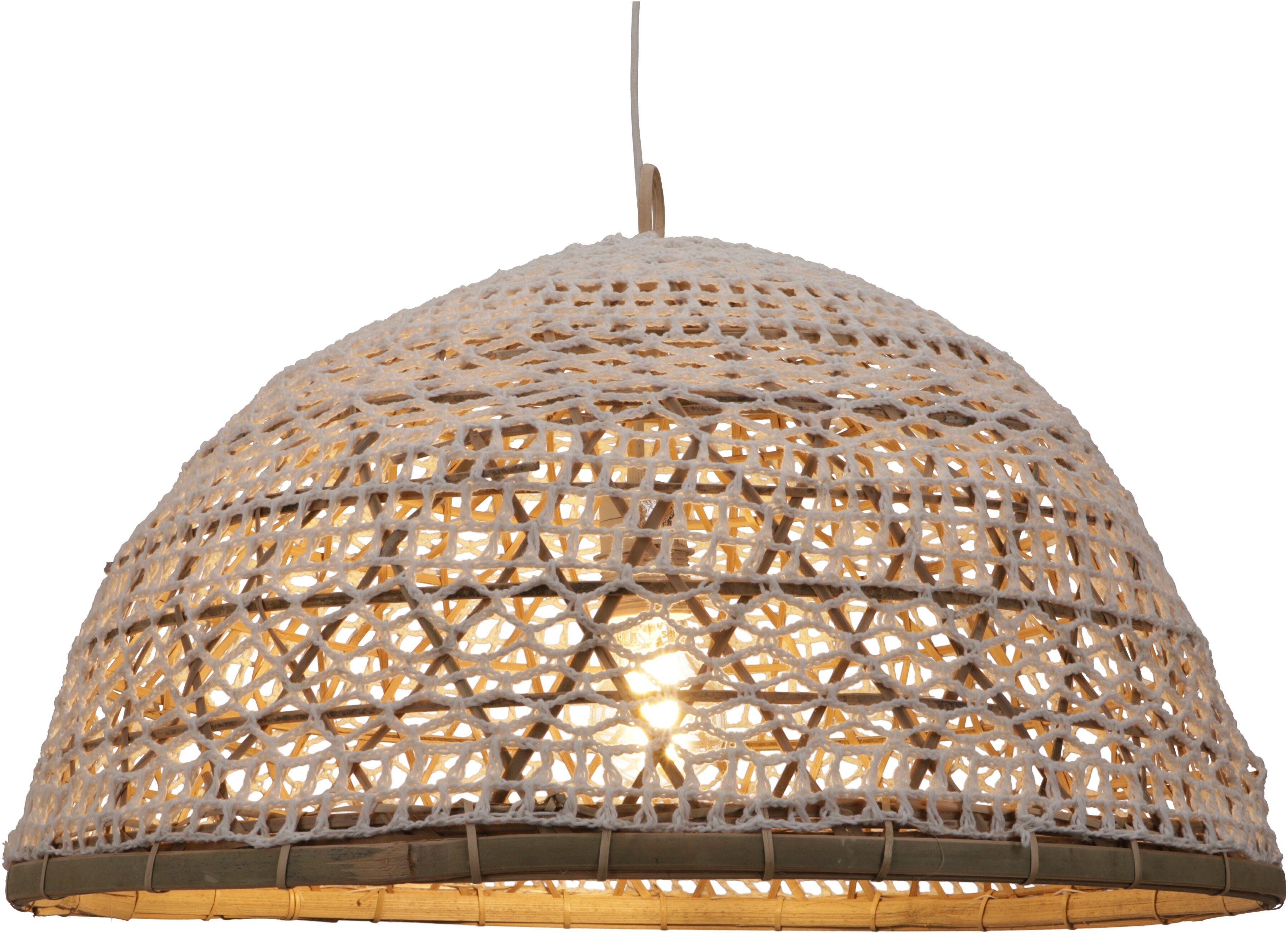 Guru-Shop Deckenleuchten Deckenlampe, in Bali handgemacht aus.., Leuchtmittel nicht inklusive Modell Hermine