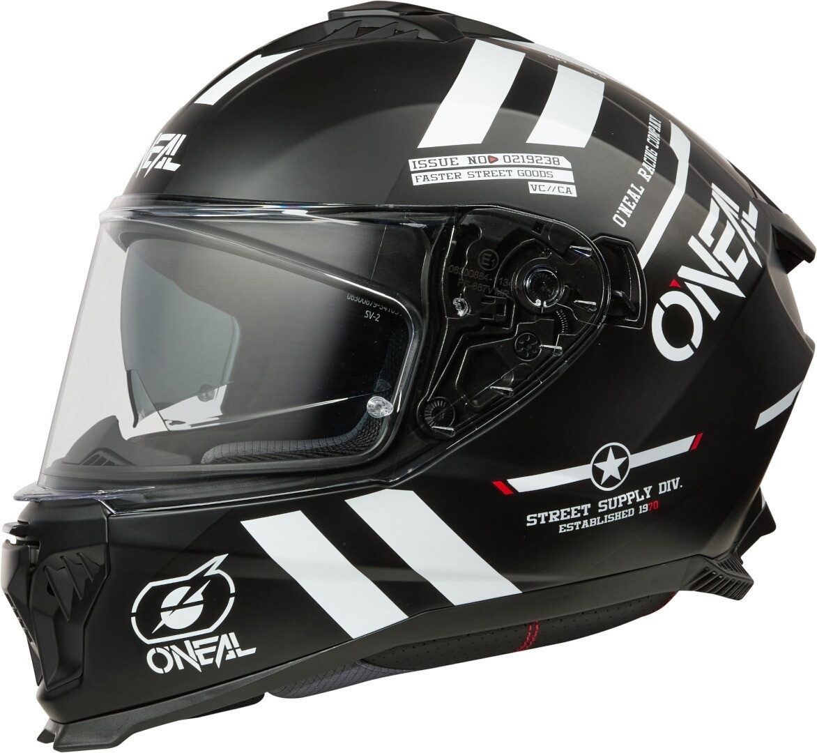 O’NEAL Motorradhelm Challenger Warhawk V.25 Helm, Vorbereitet Für Kommunikationssystem