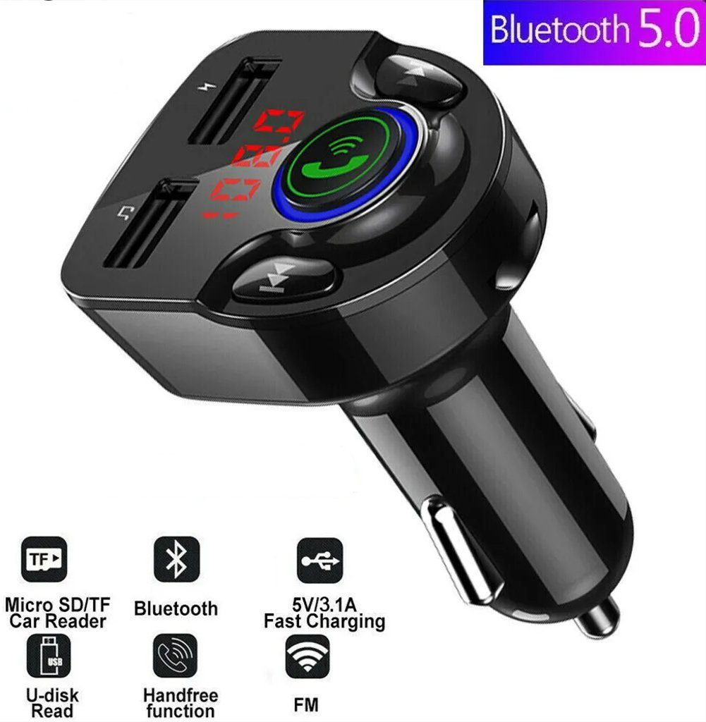 Bluetooth®-Sender, für FM Bluetooth Adapter KFZ MOOHO Zubehör Transmitter