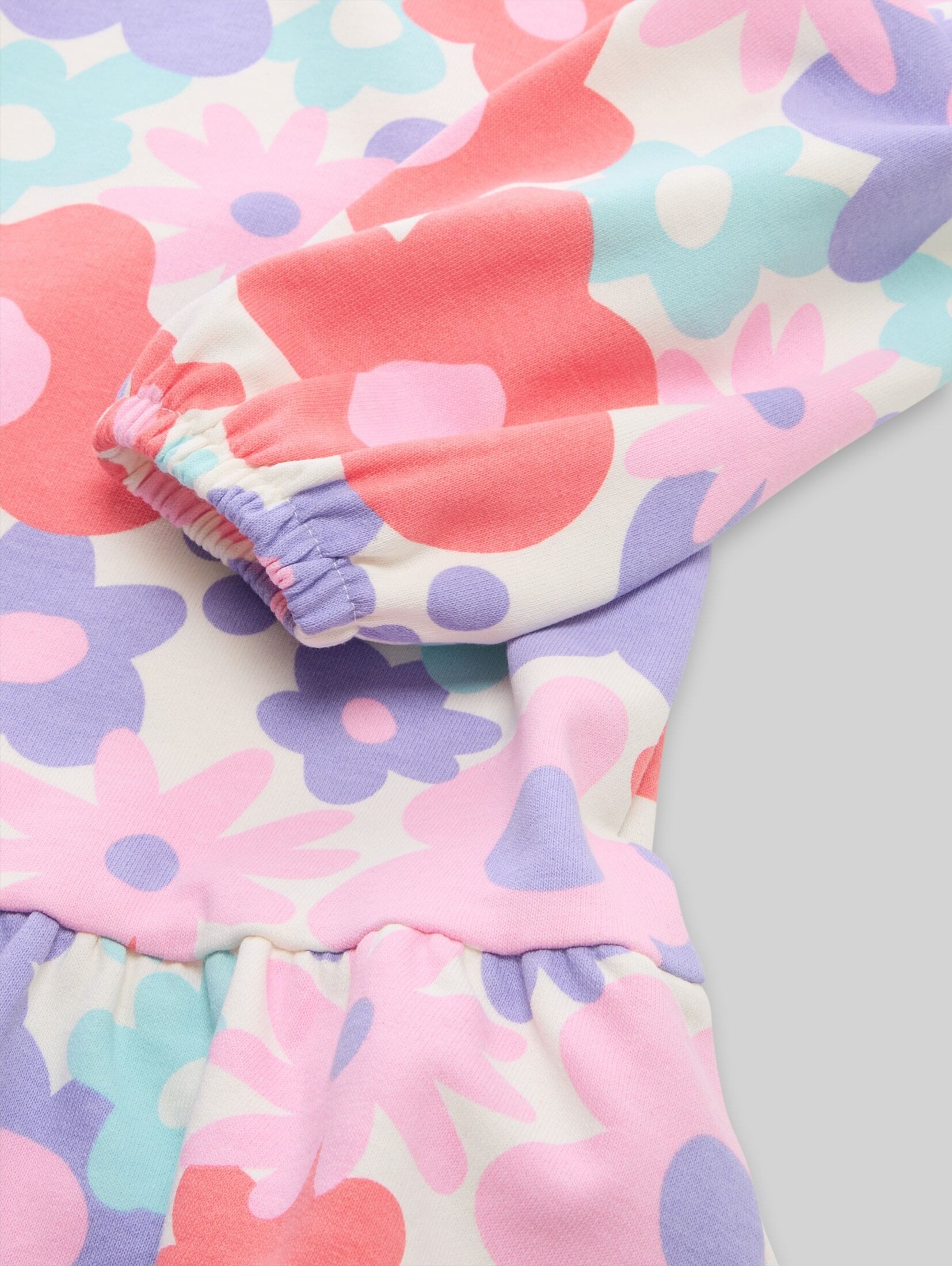 TOM TAILOR Sommerkleid Kleider & Jumpsuits Sweat-Kleid mit Volants