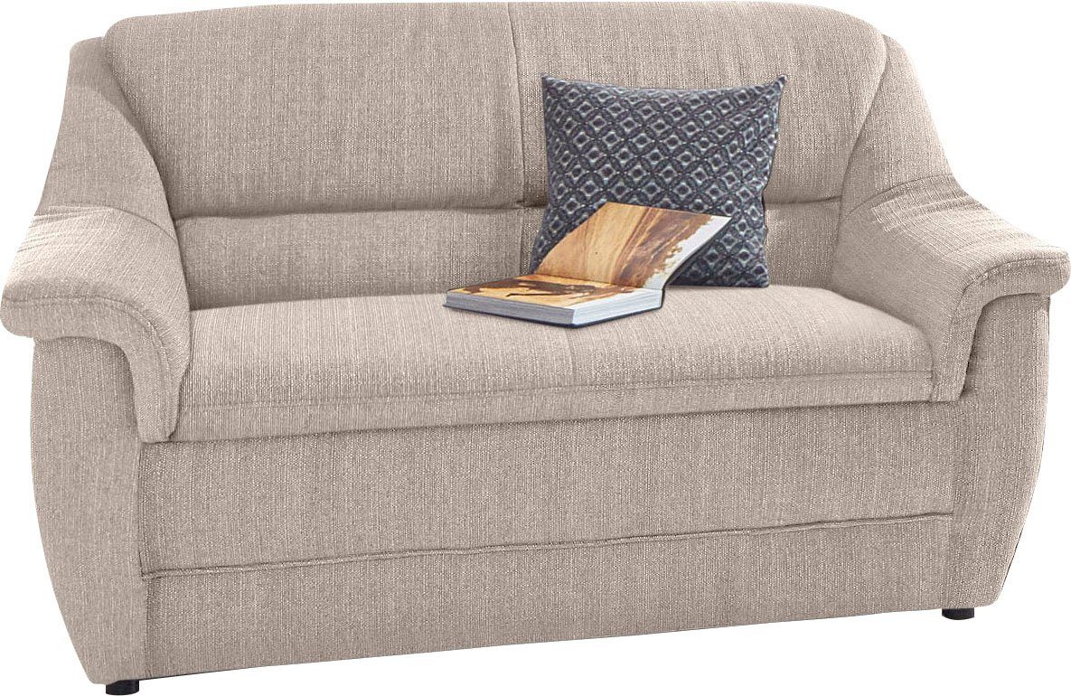 DOMO collection 2-Sitzer Lale formschönes und komfortables Sofa, zeitlos und elegant, optimal für kleinere Räume