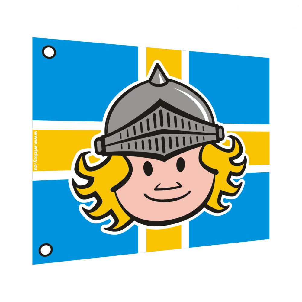 Fahne Spielturm Flagge – Pirat, Prinzessin oder Ritter Motiv