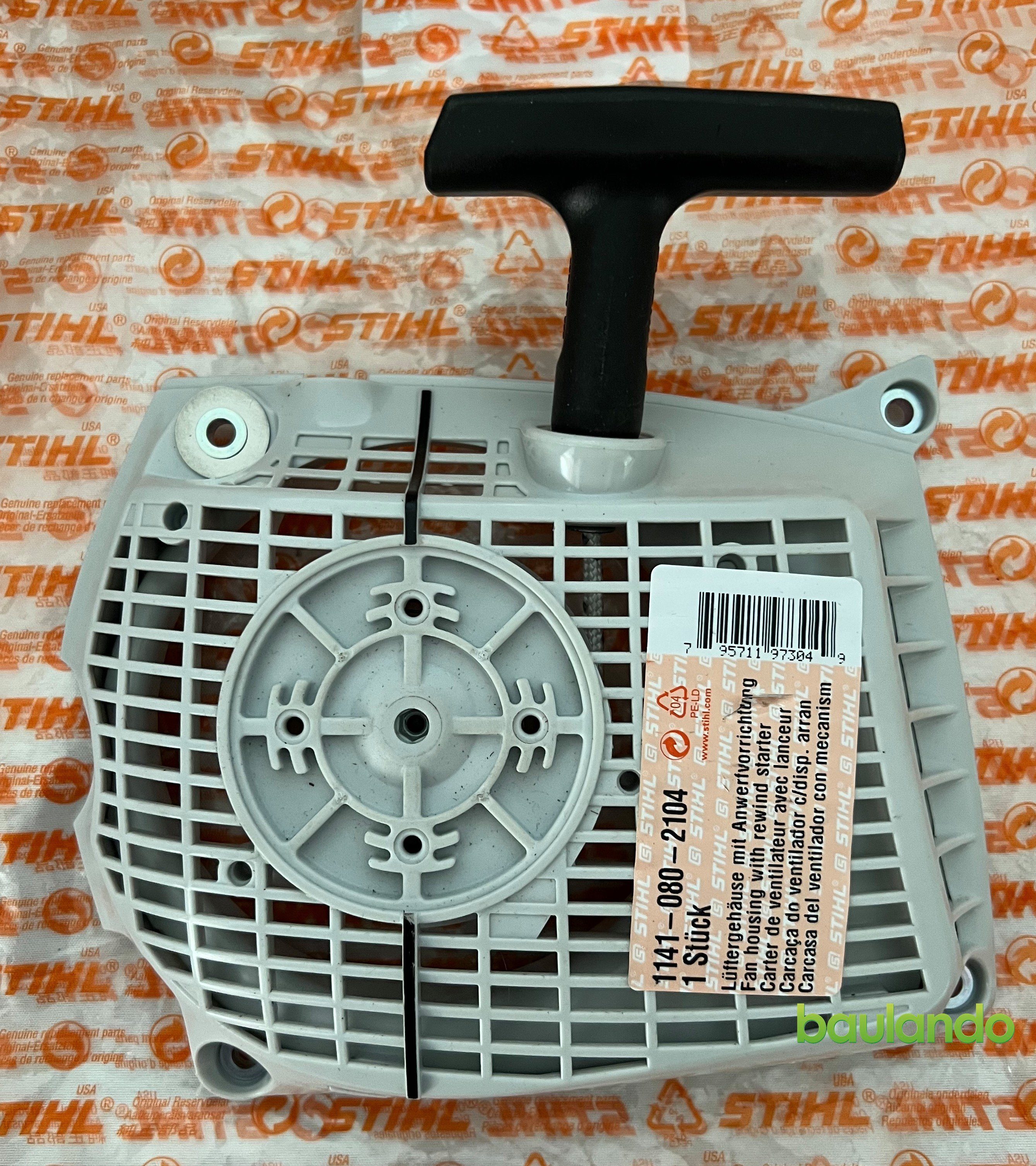 STIHL Benzin-Kettensäge STIHL original Anwerfvorrichtung / Starter MS261 11410802104, Anwerfvorrichtung