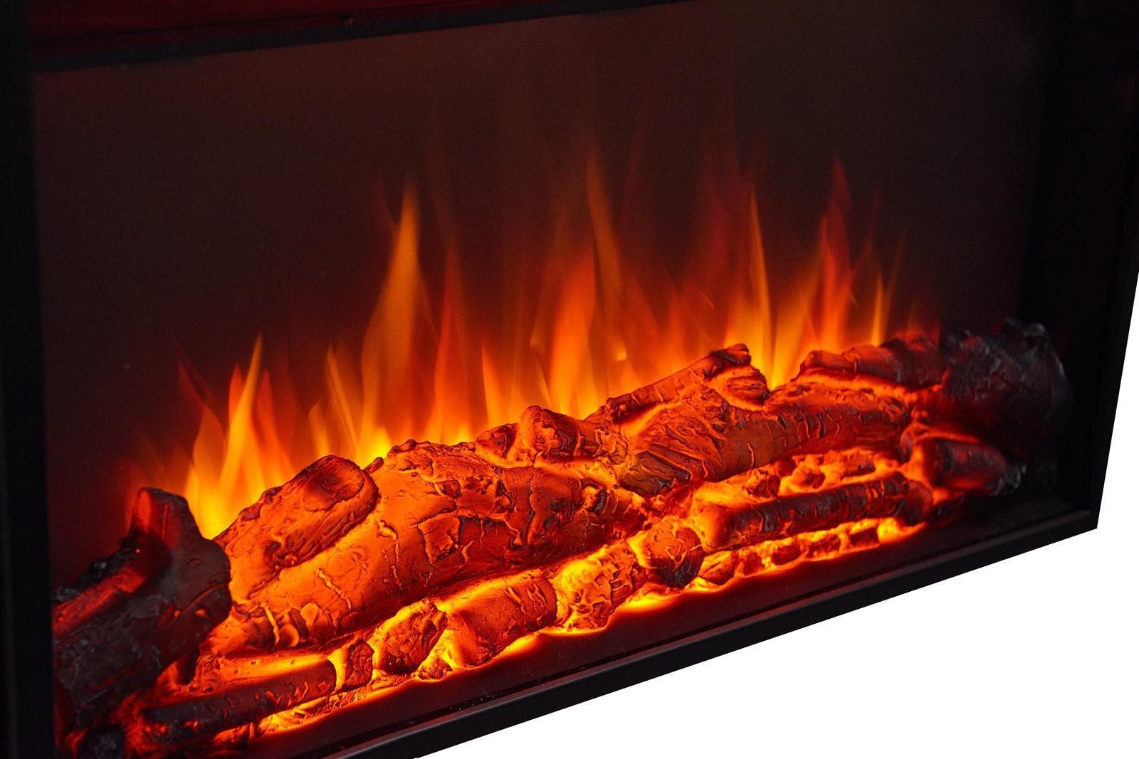 Balderia Elektrokamin Typhon, Standkamin mit 3D Flamme, 1000–2000 W