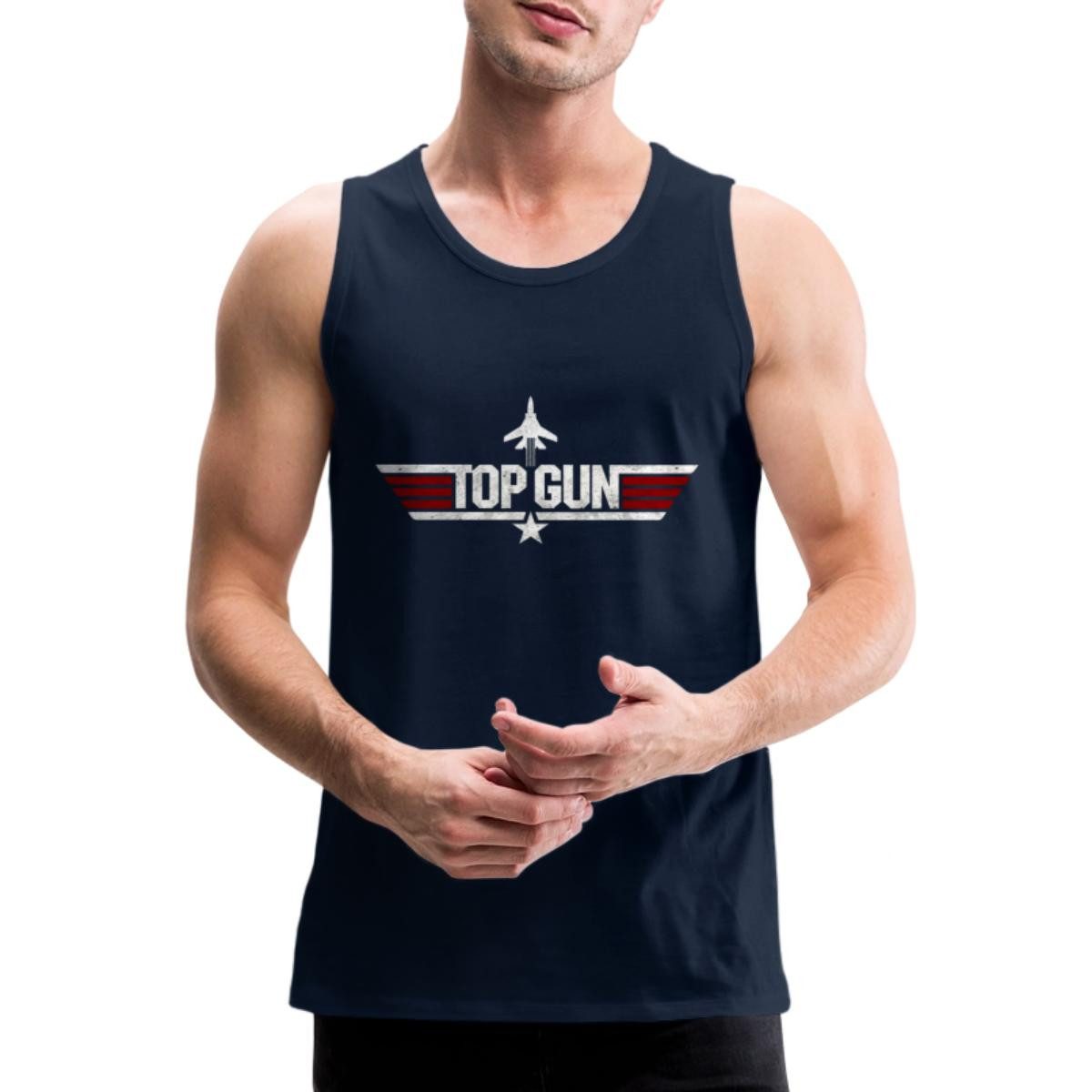 Spreadshirt T-Shirt Top Gun Jet Logo günstig online kaufen