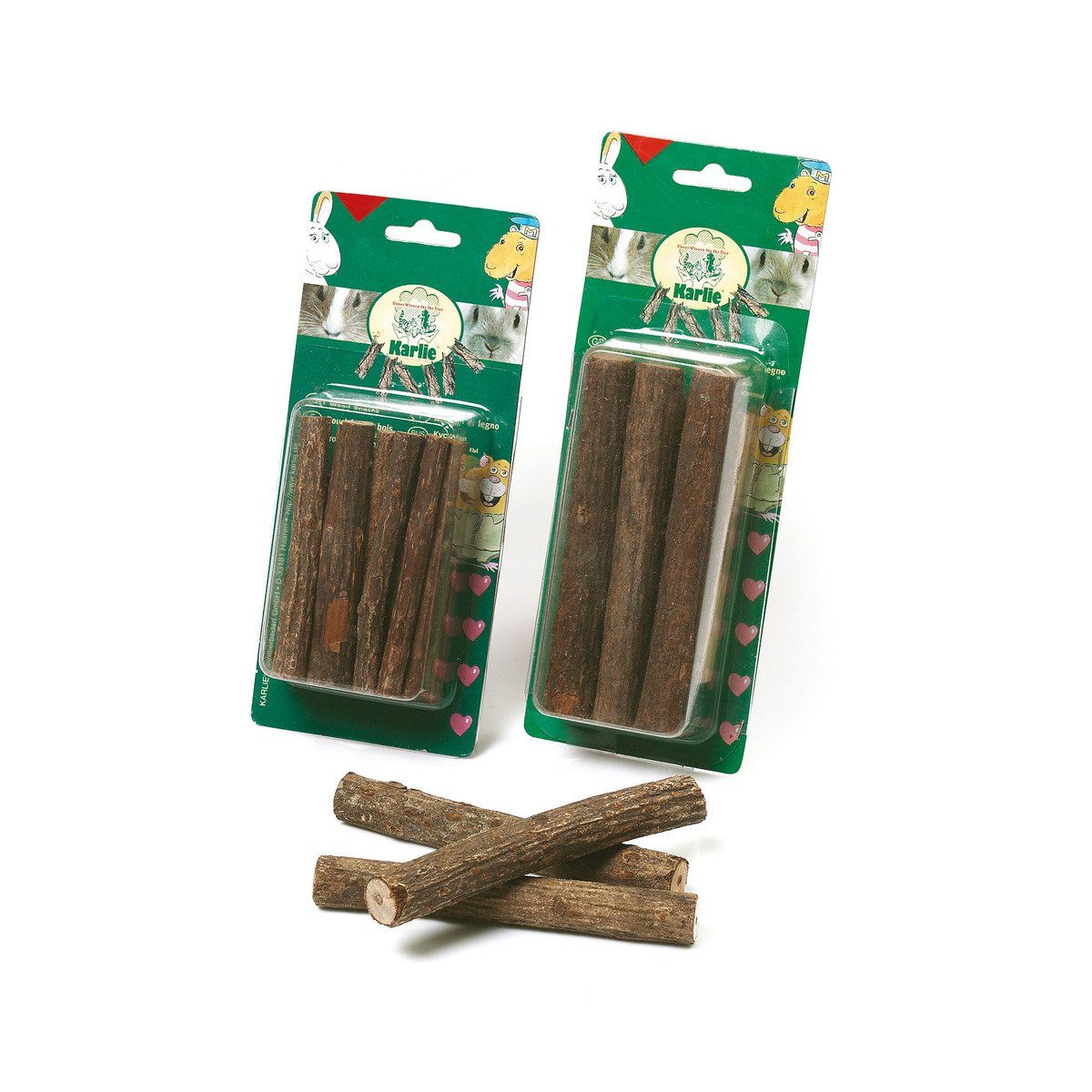 Kauspielzeug Wonderland Knabbersticks Stachelbeer-Holz