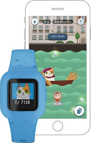 blau Smartwatch 3 (Proprietär) Blue | Garmin vivofit Stars jr.