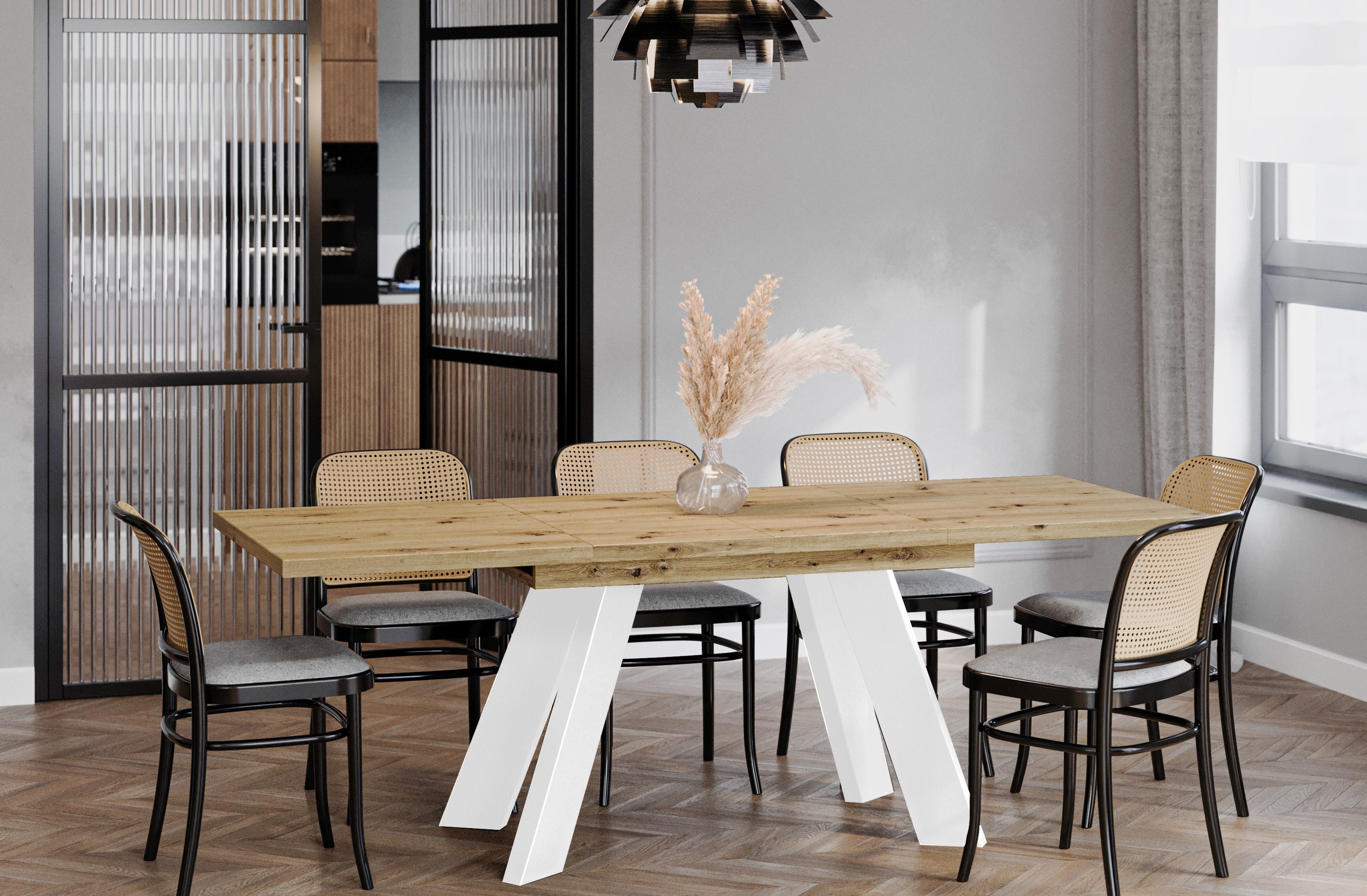 Endo-Moebel Esstisch "Coso" 130-210cm ausziehbar, erweiterbar, günstig online kaufen
