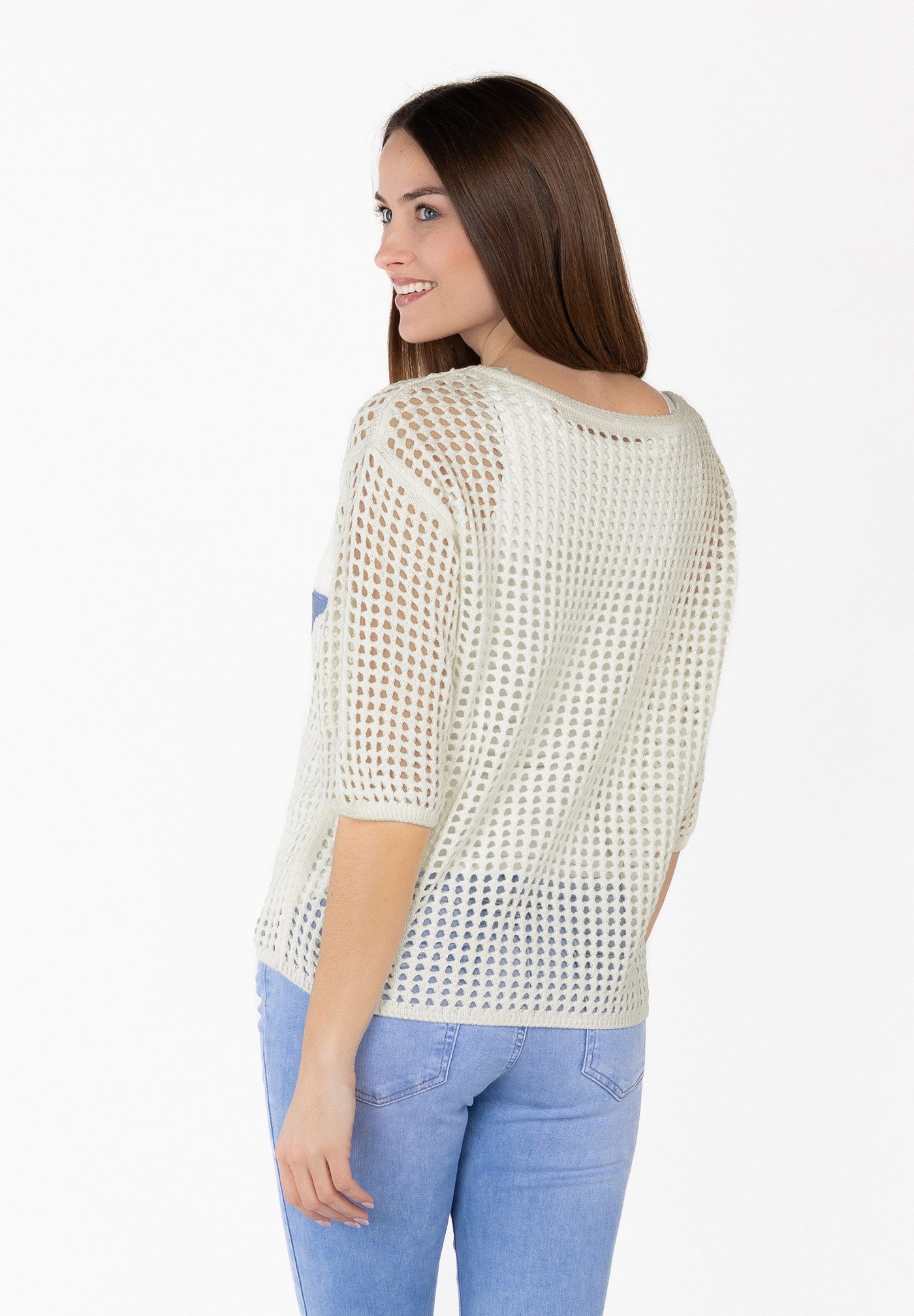 Key Largo Rundhalspullover WKN FAME round (1-tlg)