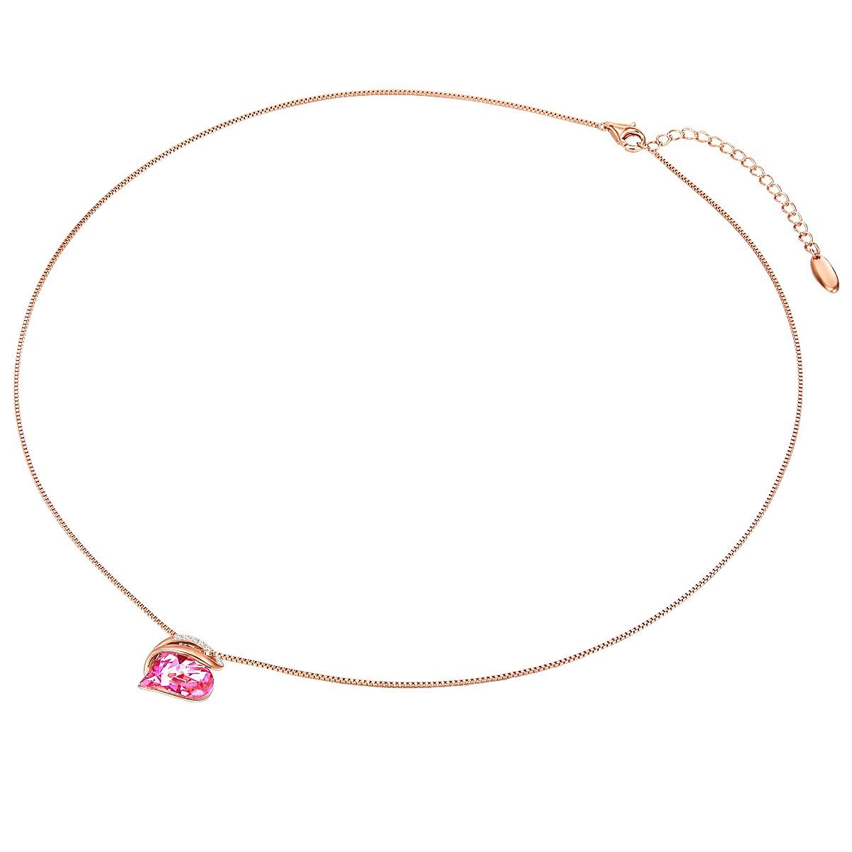 Rafaela Donata Silberkette Herz roségold, aus günstig online kaufen