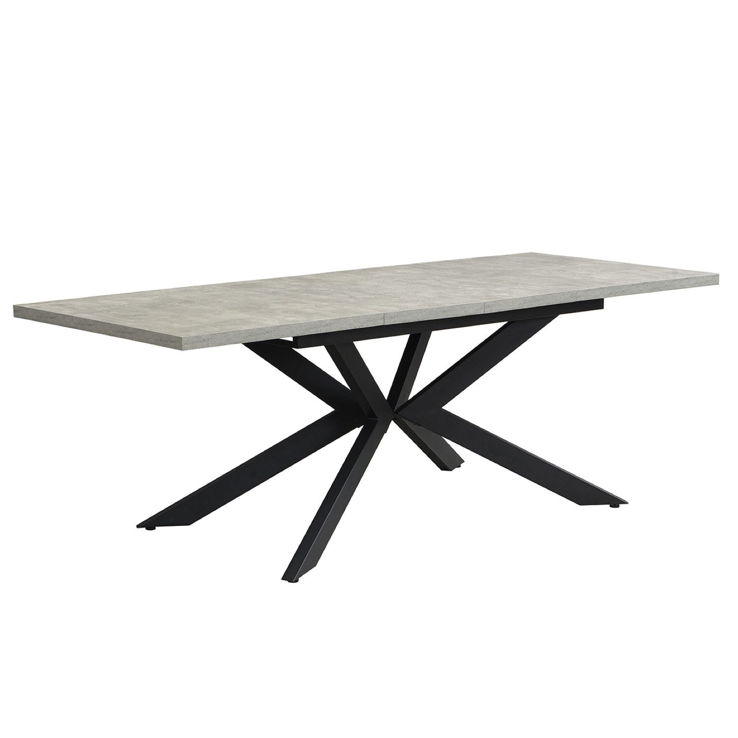 DUBI Möbel Esstisch MALTE, Metallgestell, ausziehbar, 140-180-220cm, 2 Einl günstig online kaufen