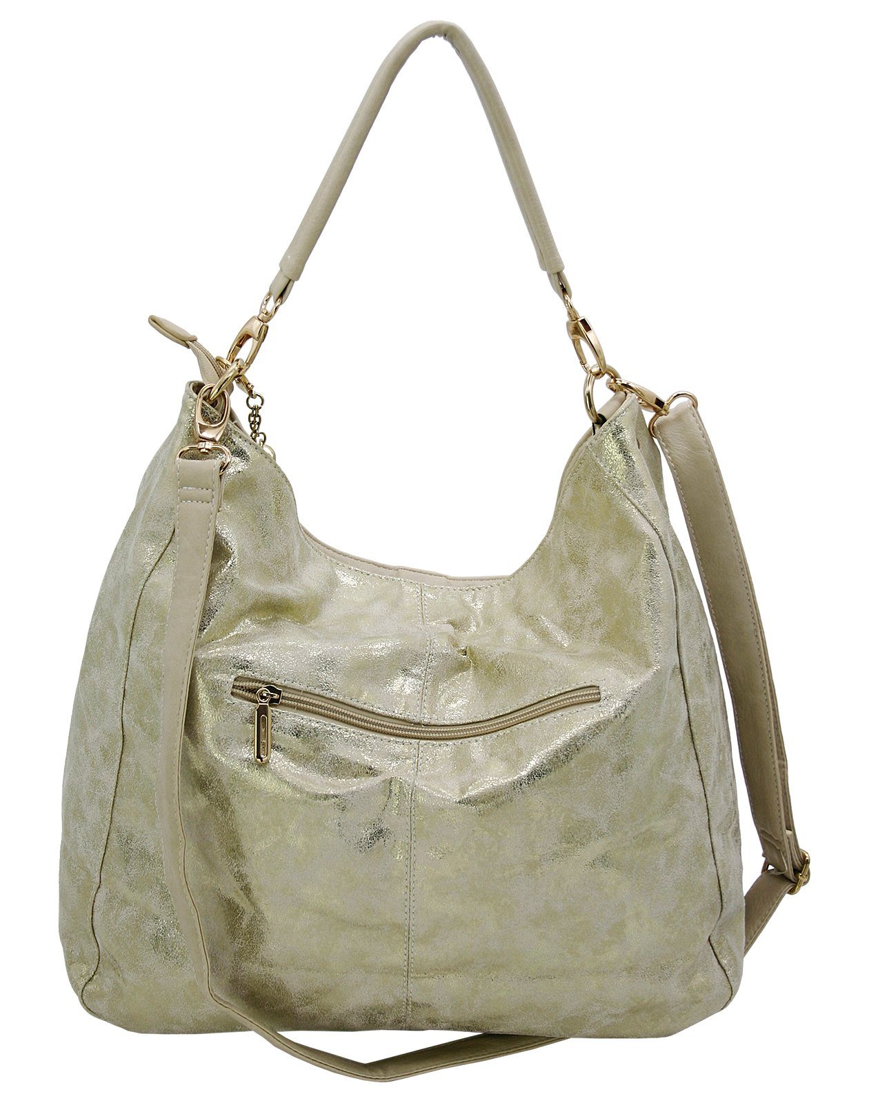 J JONES JENNIFER JONES Schultertasche - Modische Damen Umhängetasche, großer Hobo-Bag – Bild 5 von 5