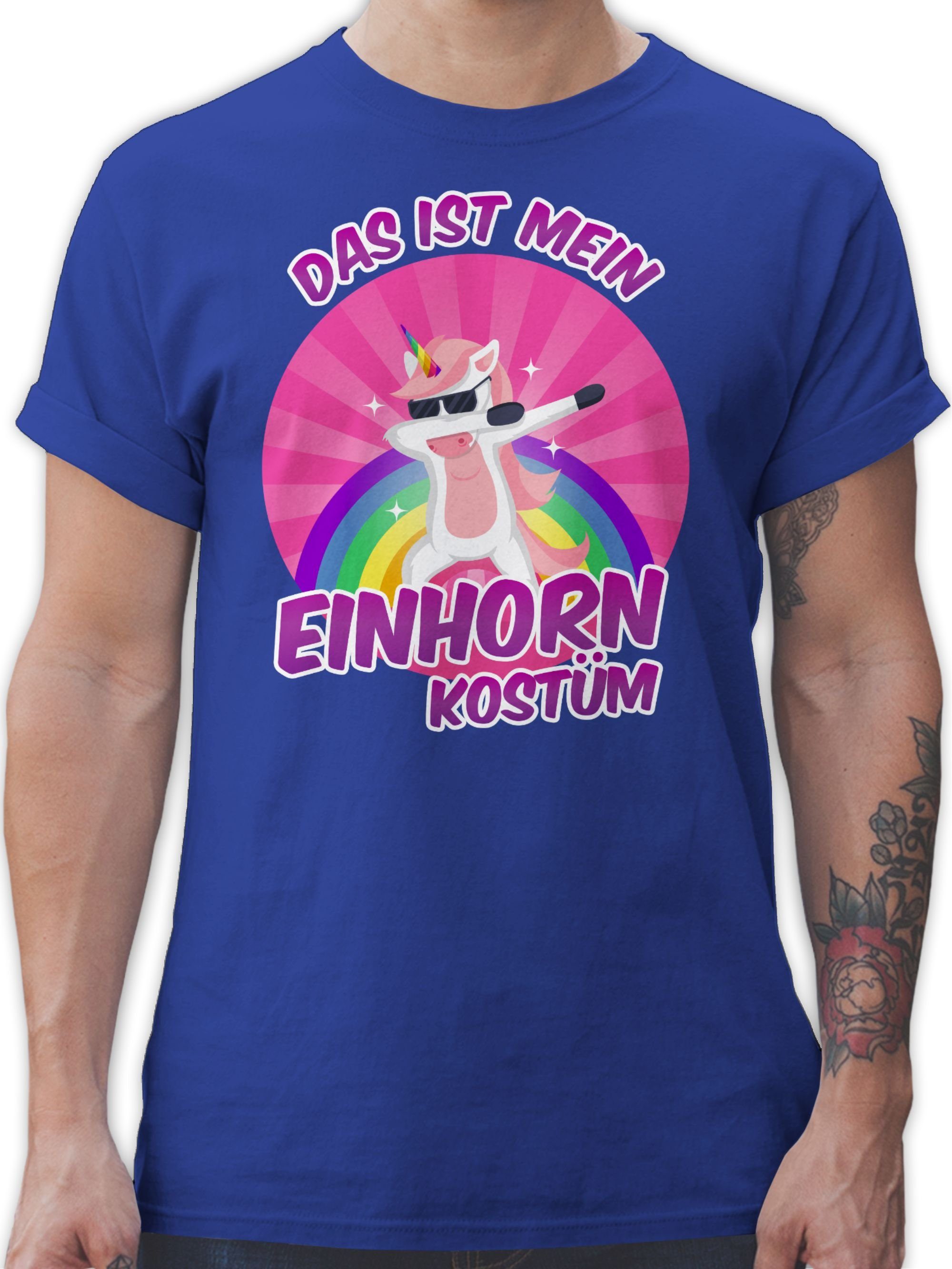 Outfit mein ist Das Shirtracer Einhorn T-Shirt 03 Kostüm Karneval Royalblau