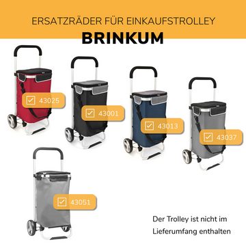 bremermann Einkaufstrolley Ersatzrad 2er Set für Einkaufstrolley BRINKUM